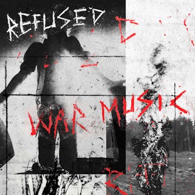 Refused War Music (LP)(Red w/ Black Starburst) Vinyl Record