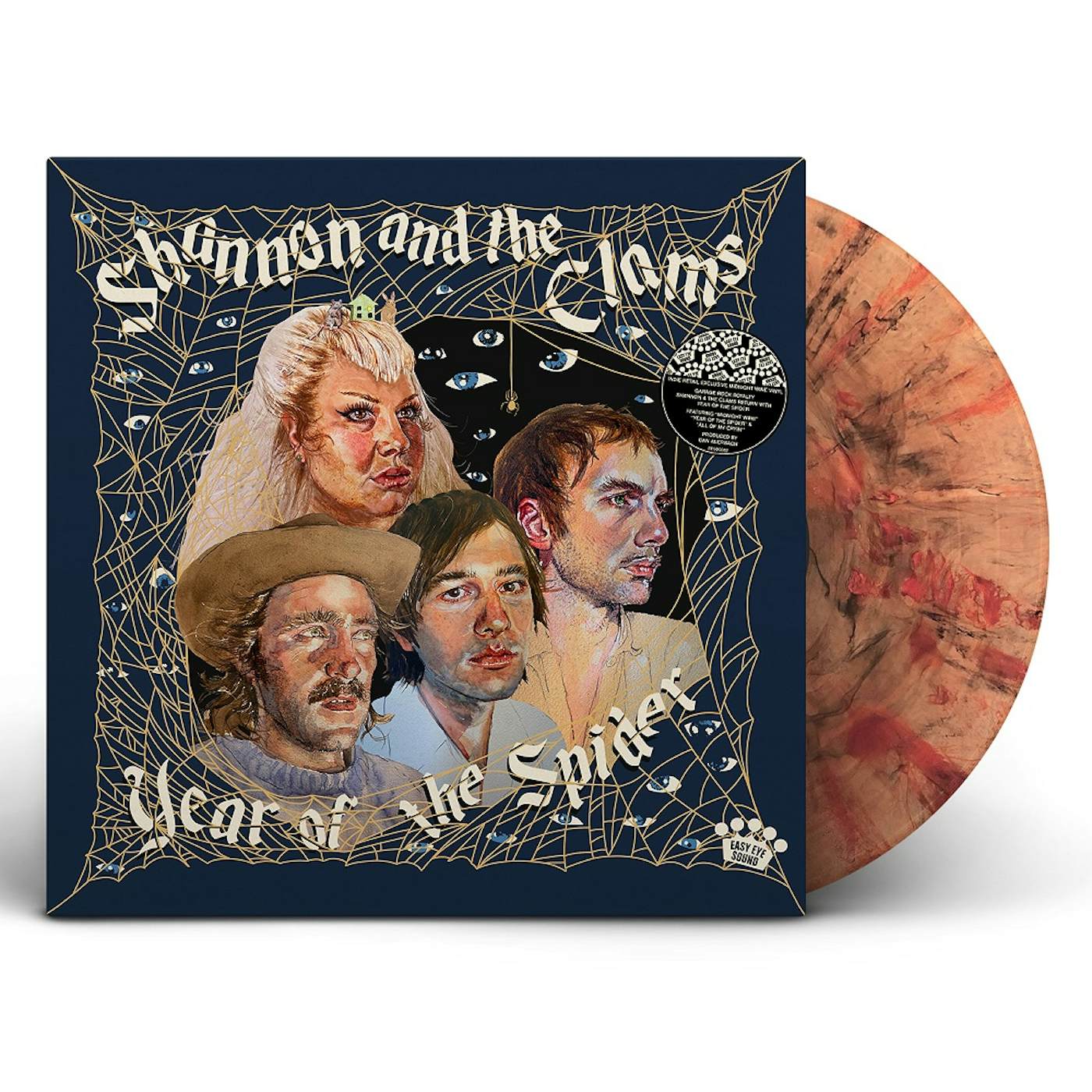 Shannon & The Clams YEAR OF THE SPIDER (MIDNIGHT WINE (PINK/BLACK SWIRL) VINYL) Vinyl Record