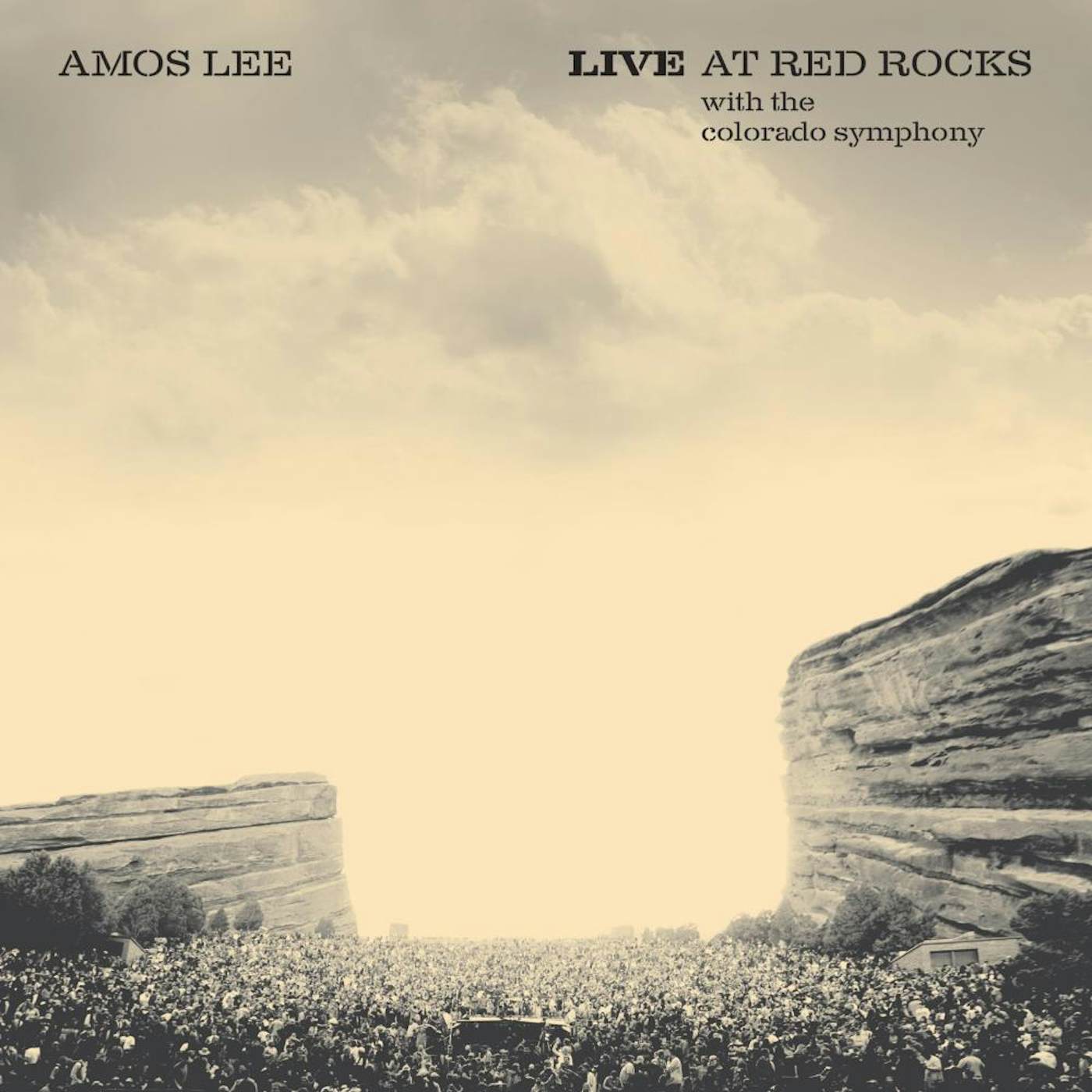 Amos Lee LIVE AT RED ROCKS WITH THE COLORADO SYMPHONY (SPLATTER VINYL/2LP) Vinyl Record