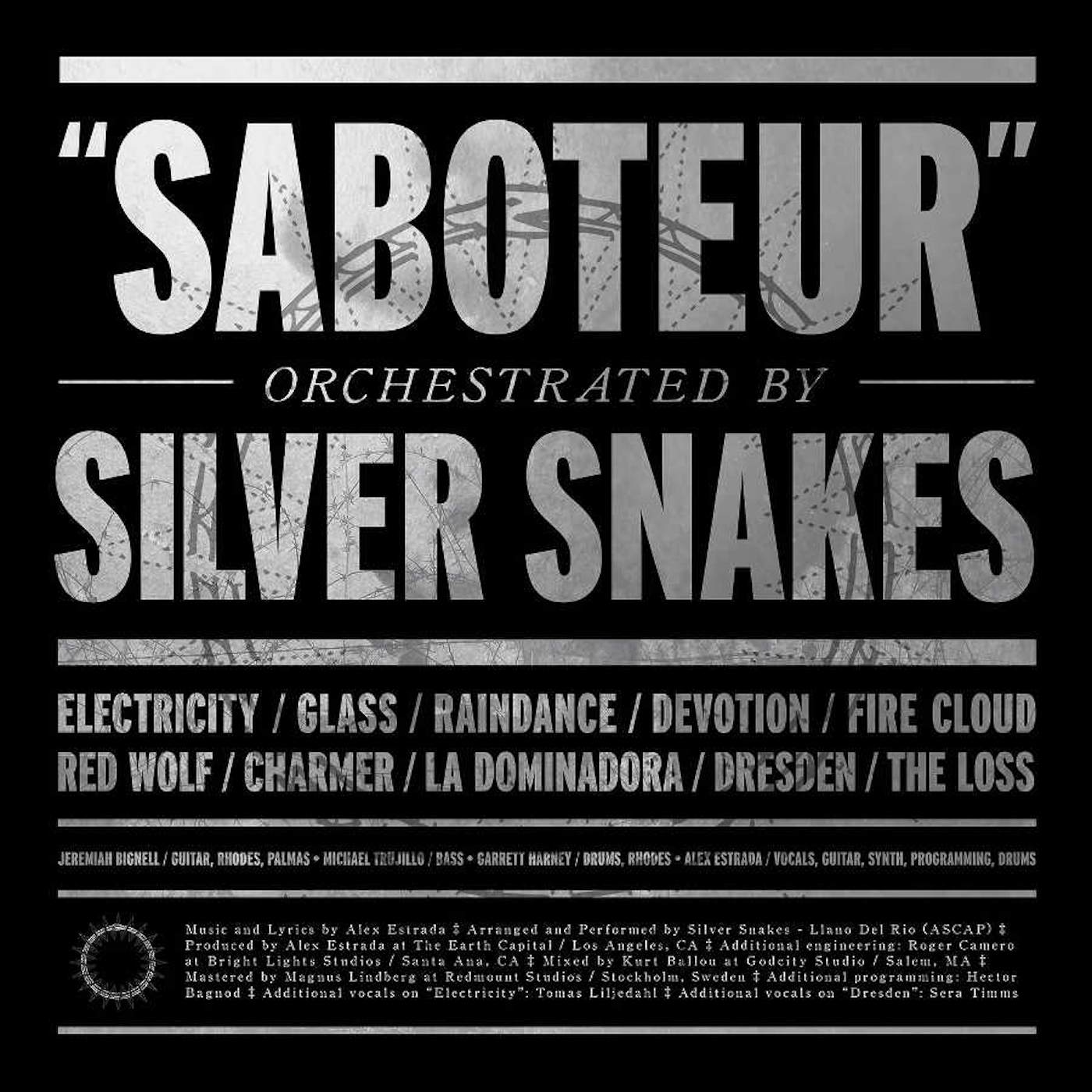 Silver Snakes Saboteur Vinyl Record