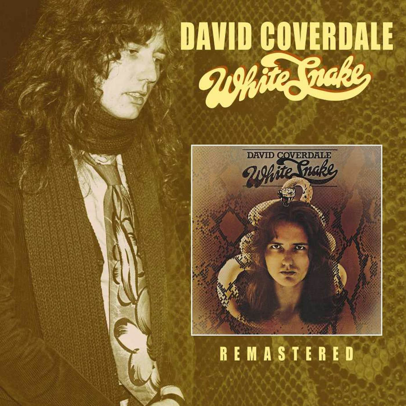 David Coverdale WHITE SNAKE (COKE BOTTLE CLEAR VINYL) Vinyl Record