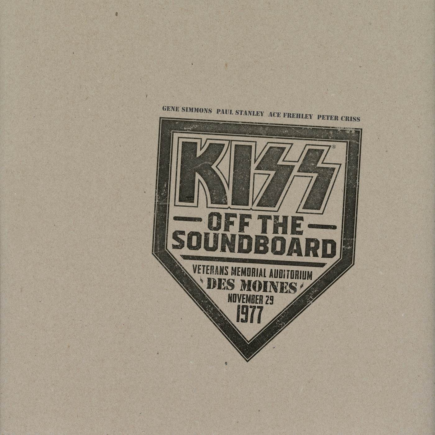 KISS Off The Soundboard: Live In Des Moines 1977 (2LP) Vinyl Record