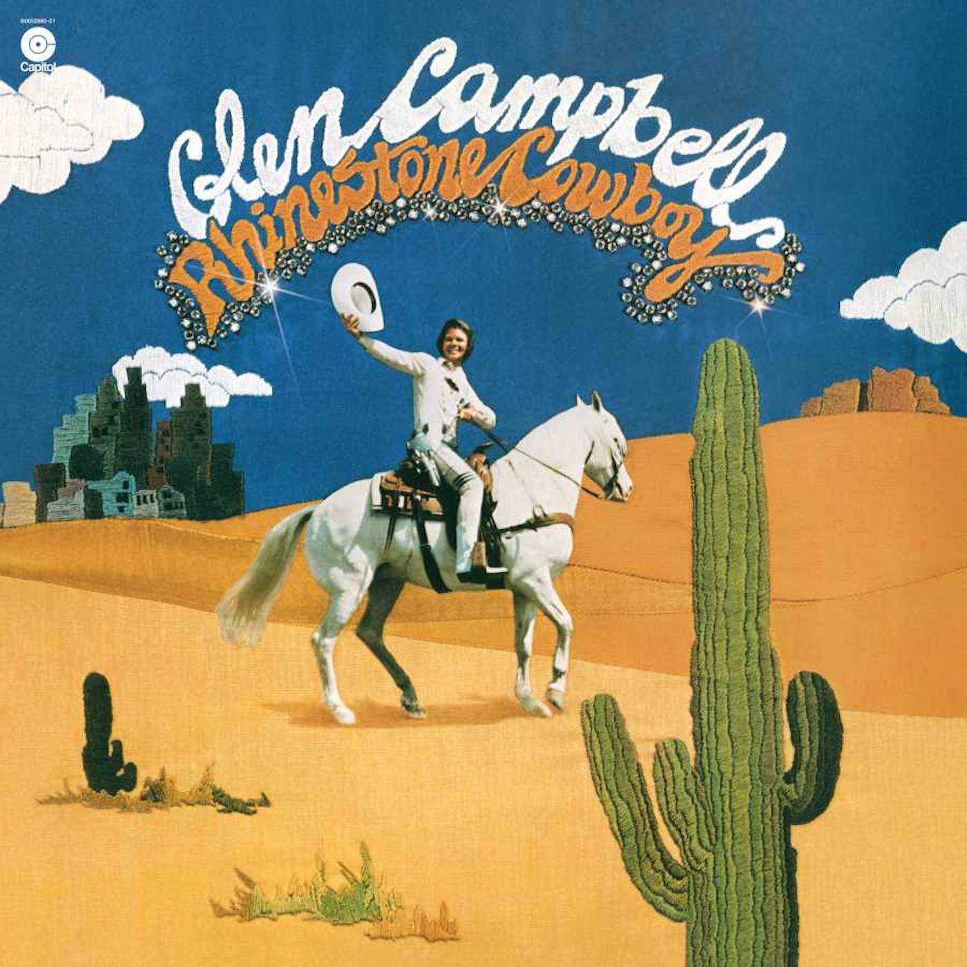 Glen Campbell RHINESTONE COWBOY Vinyl Record