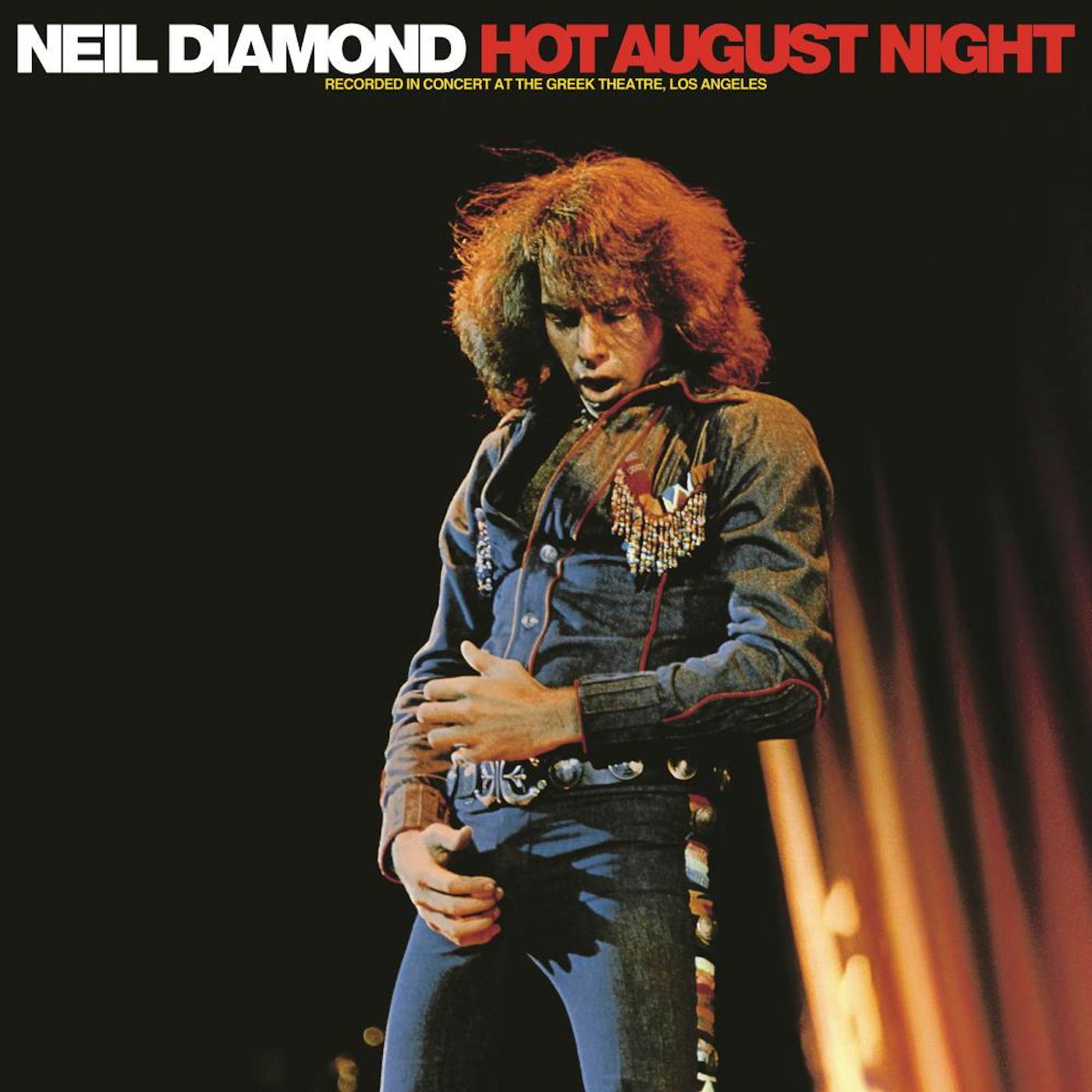 Neil Diamond HOT AUGUST NIGHT (CRYSTAL CLEAR VINYL/2LP) Vinyl Record