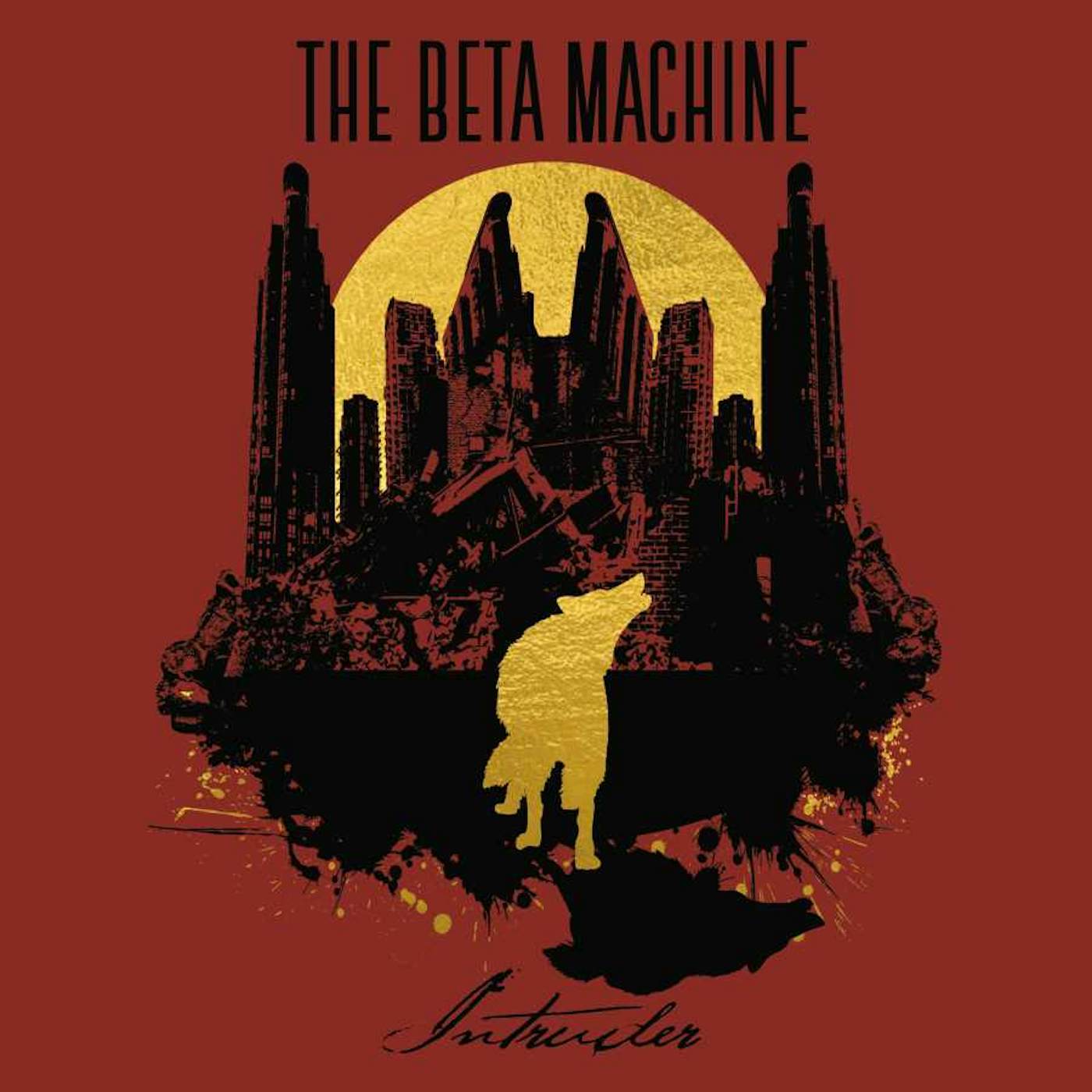 The Beta Machine INTRUDER (RED/BLACK SWIRL VINYL) Vinyl Record
