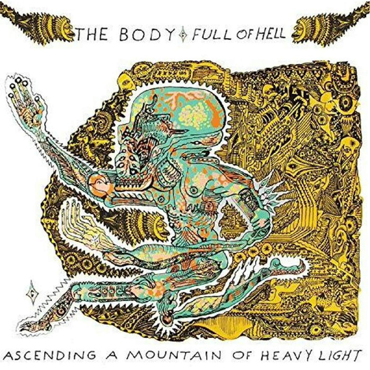 Full Of Hell ASCENDING A MOUNTAIN OF HEAVY LIGHT (CLEAR WITH HI-MELT & GREEN VINYL) Vinyl Record
