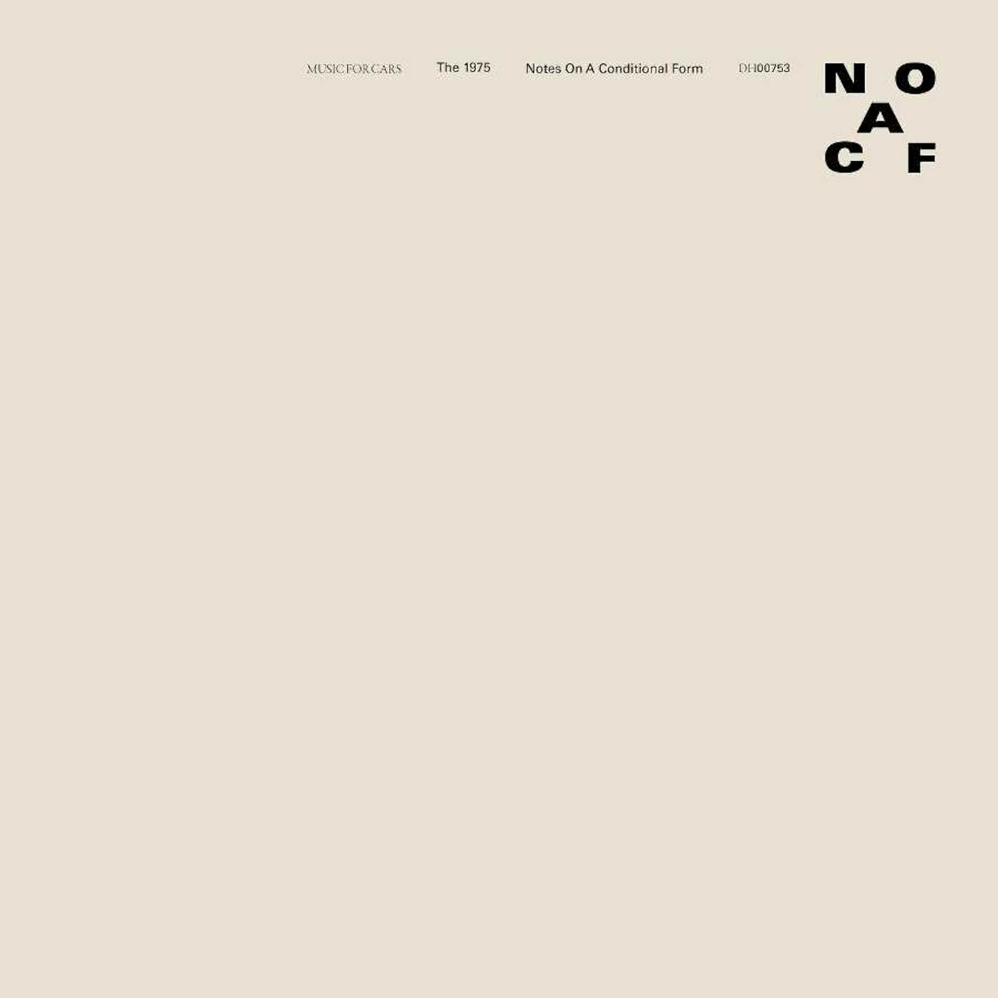 The 1975 NOTES ON A CONDITIONAL FORM (2LP/CLEAR VINYL) (X) Vinyl Record