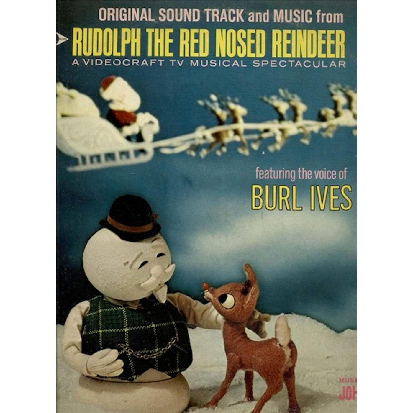 Burl Ives Rudolph The Red-Nosed Reindeer Vinyl Record