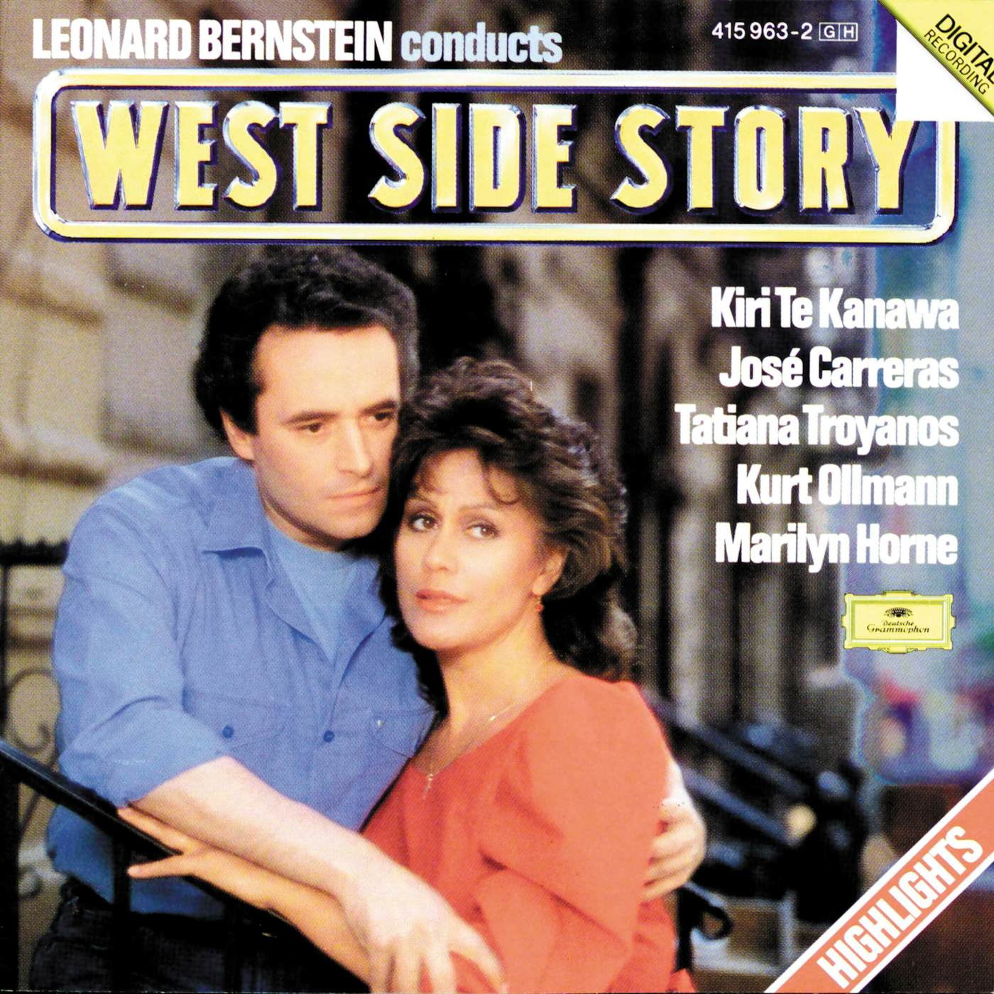 Kiri Te Kanawa Leonard Bernstein Conducts West Side Story (LP) Vinyl Record