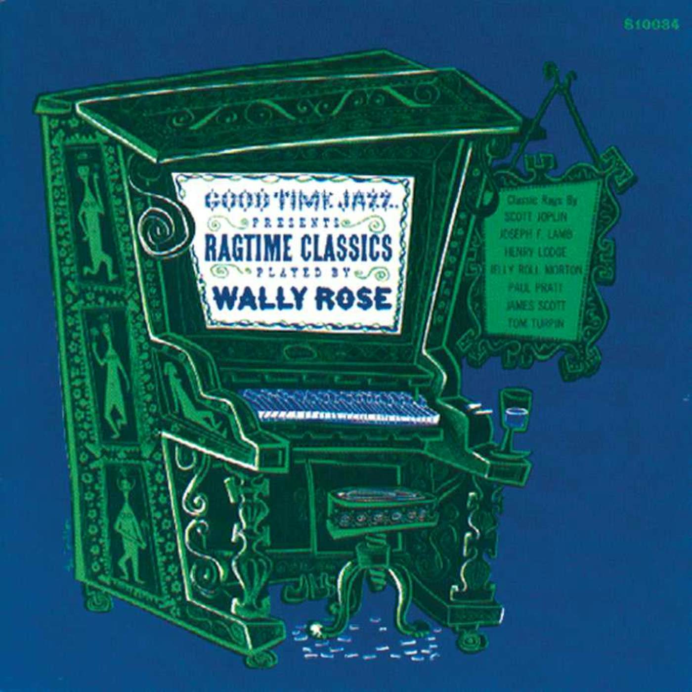 Wally Rose Ragtime Classics Vinyl Record