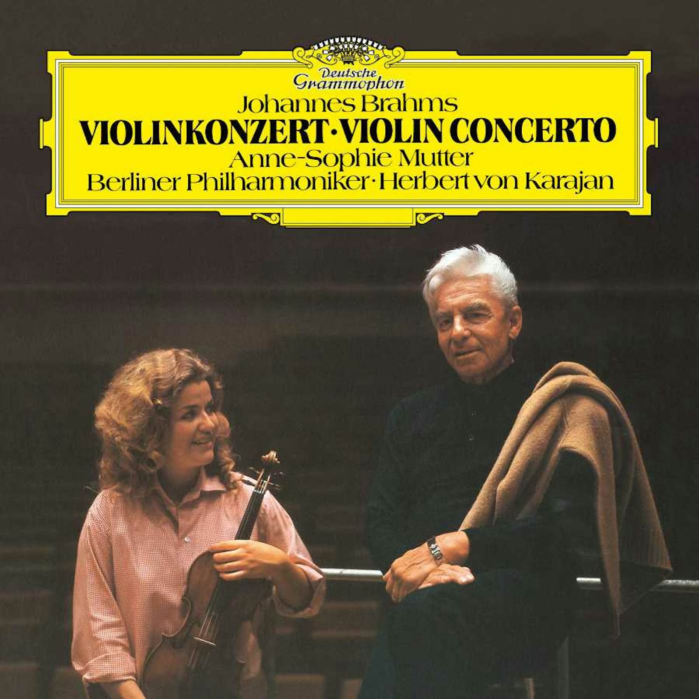 Anne-Sophie Mutter Brahms: Violin Concerto In D, Op.77 (LP) Vinyl Record