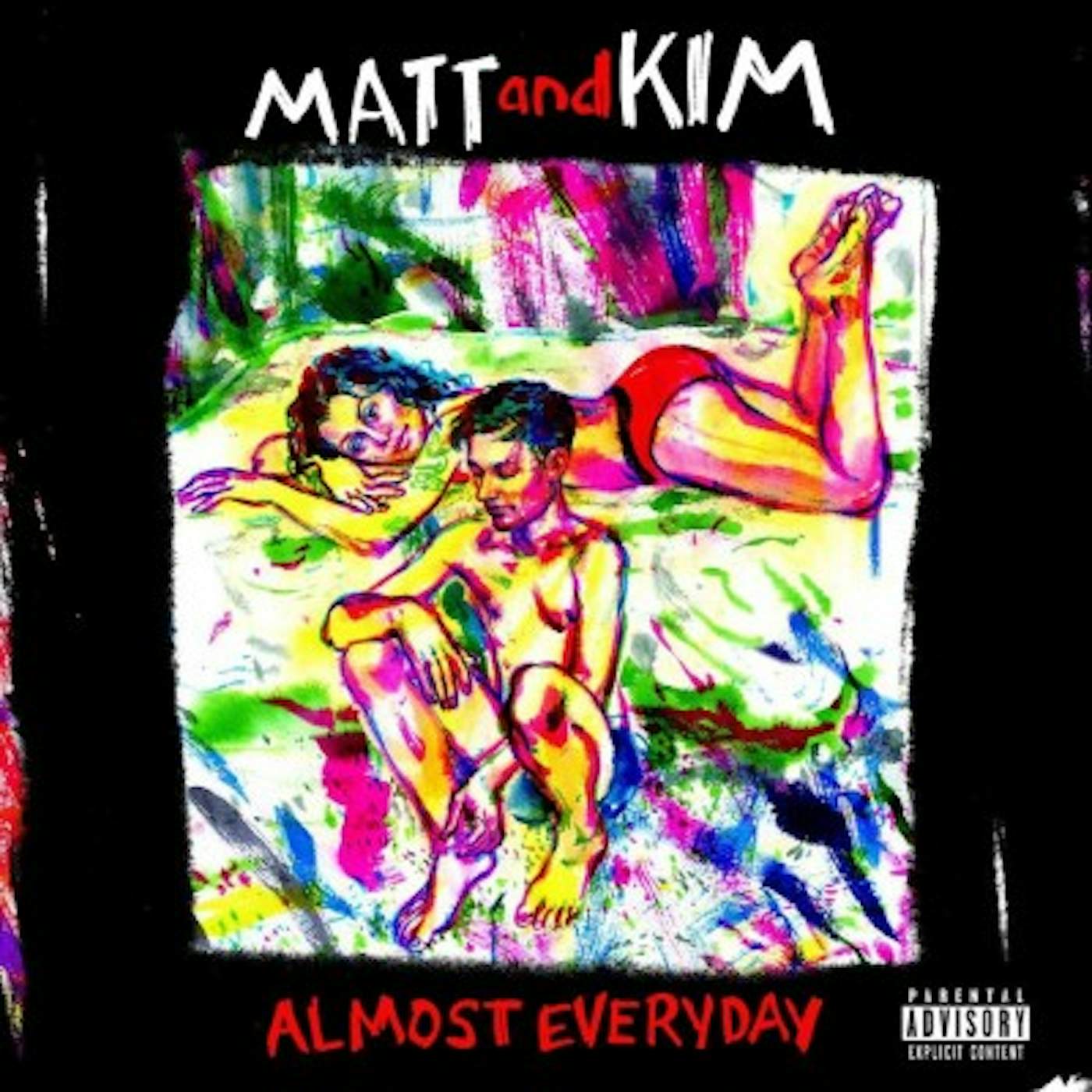 Matt and Kim ALMOST EVERYDAY (LIMITED RED VINYL) Vinyl Record