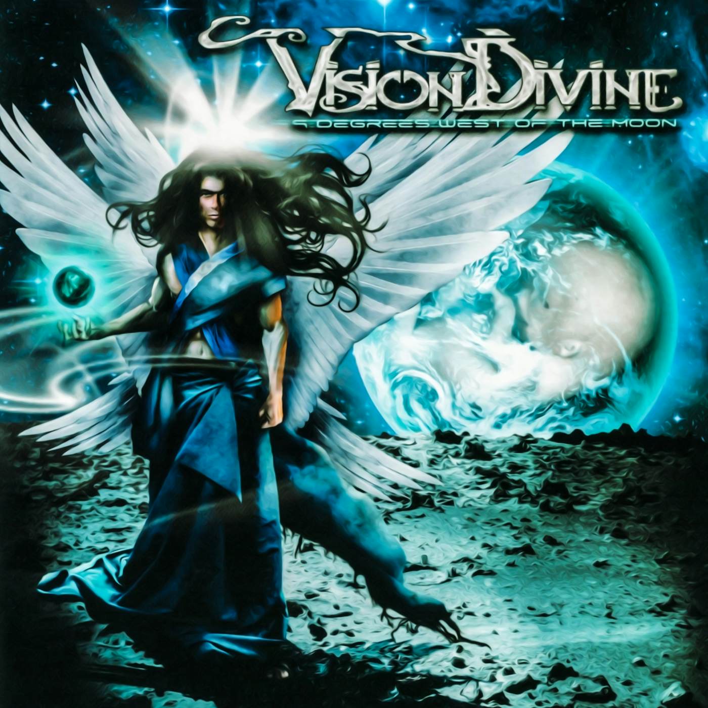 Vision Divine 9 Degrees West Of The Moon CD