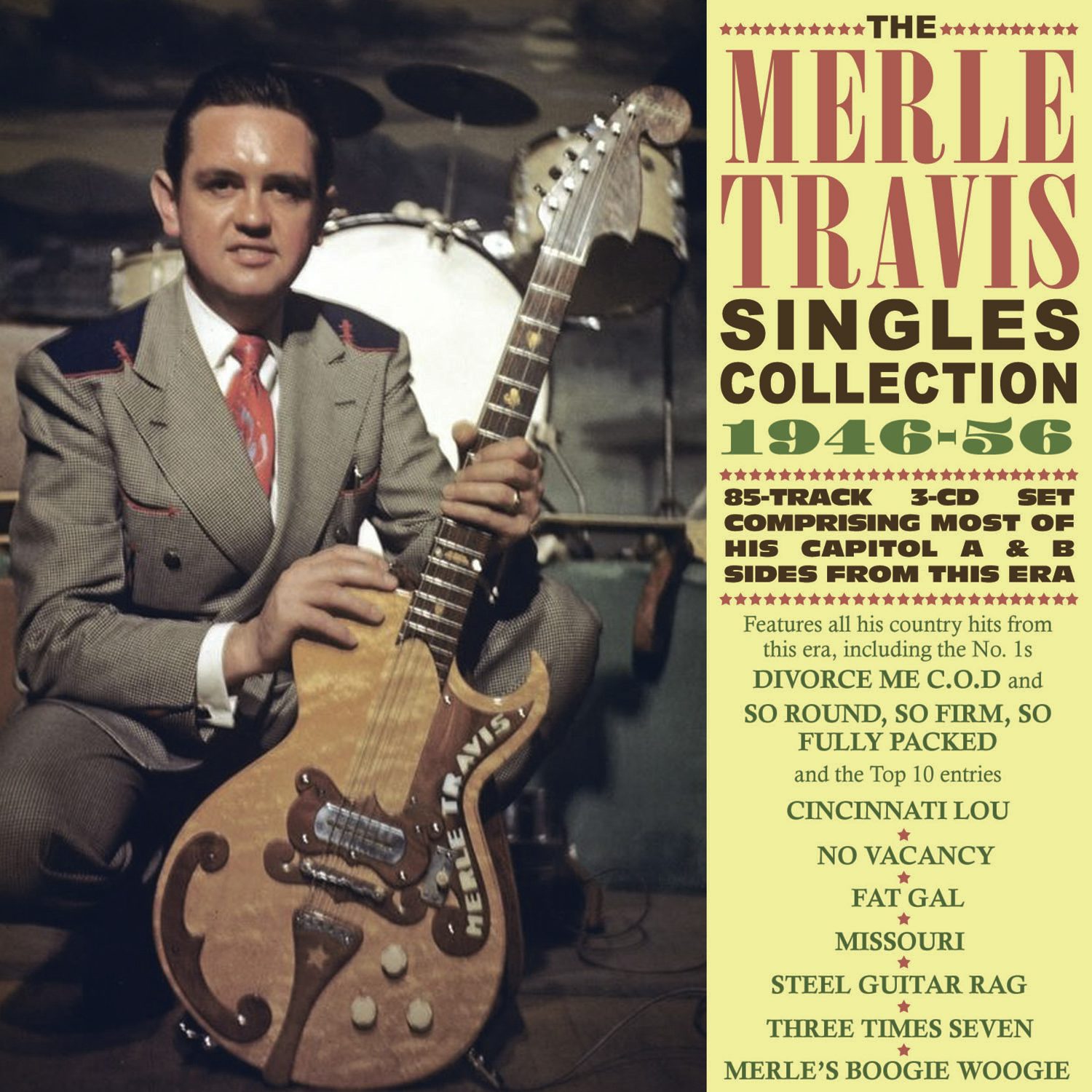 Merle Travis SINGLES COLLECTION 1946 56 CD