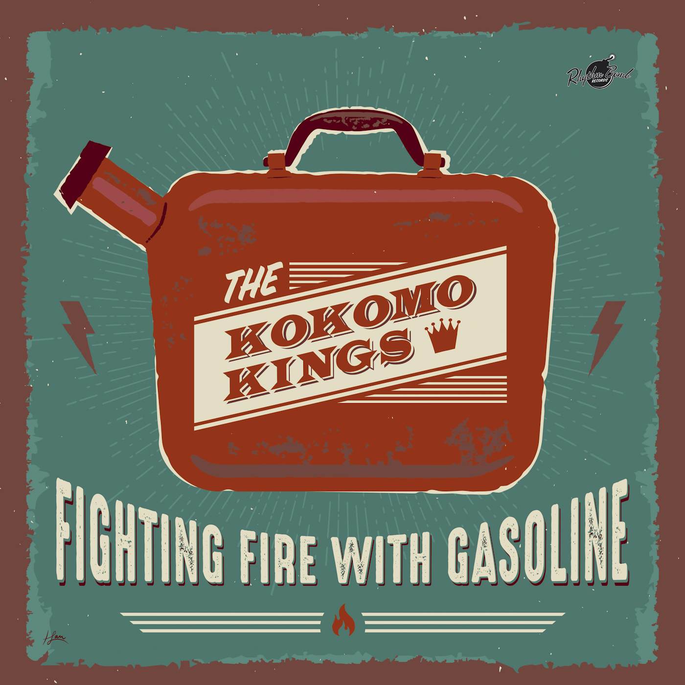The Kokomo Kings Fighting fire with gasoline Vinyl Record