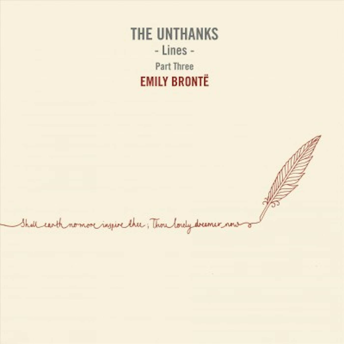 The Unthanks Lines Part Three: Emily Bronte Vinyl Record