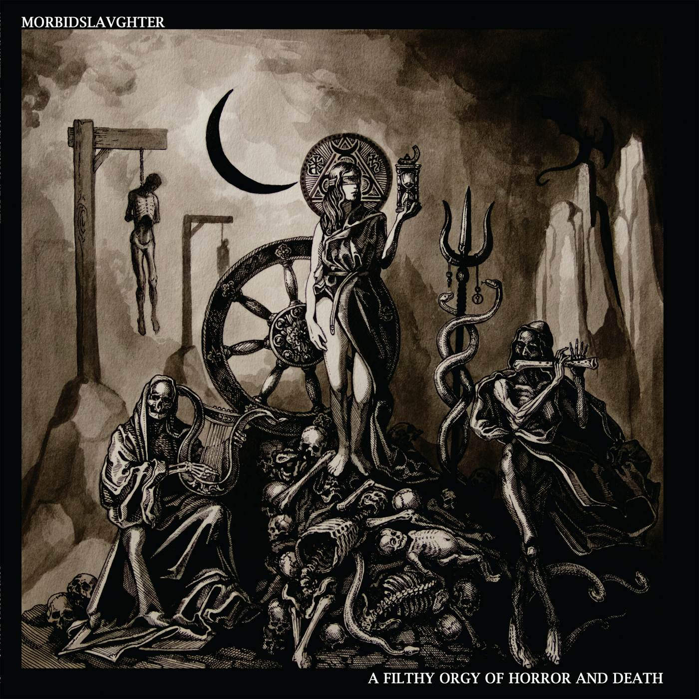 Morbid Slaughter FILTHY ORGY OF HORROR & DEATH Vinyl Record
