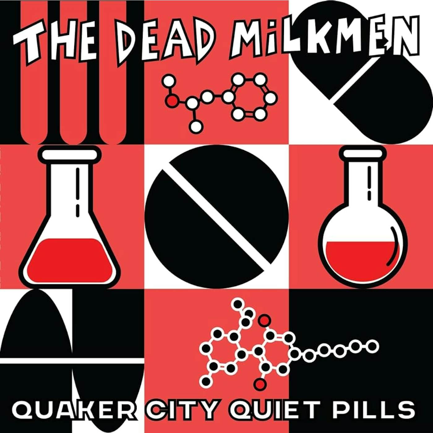 The Dead Milkmen Quaker City Quiet Pills (Flyers' Orange Vinyl Record