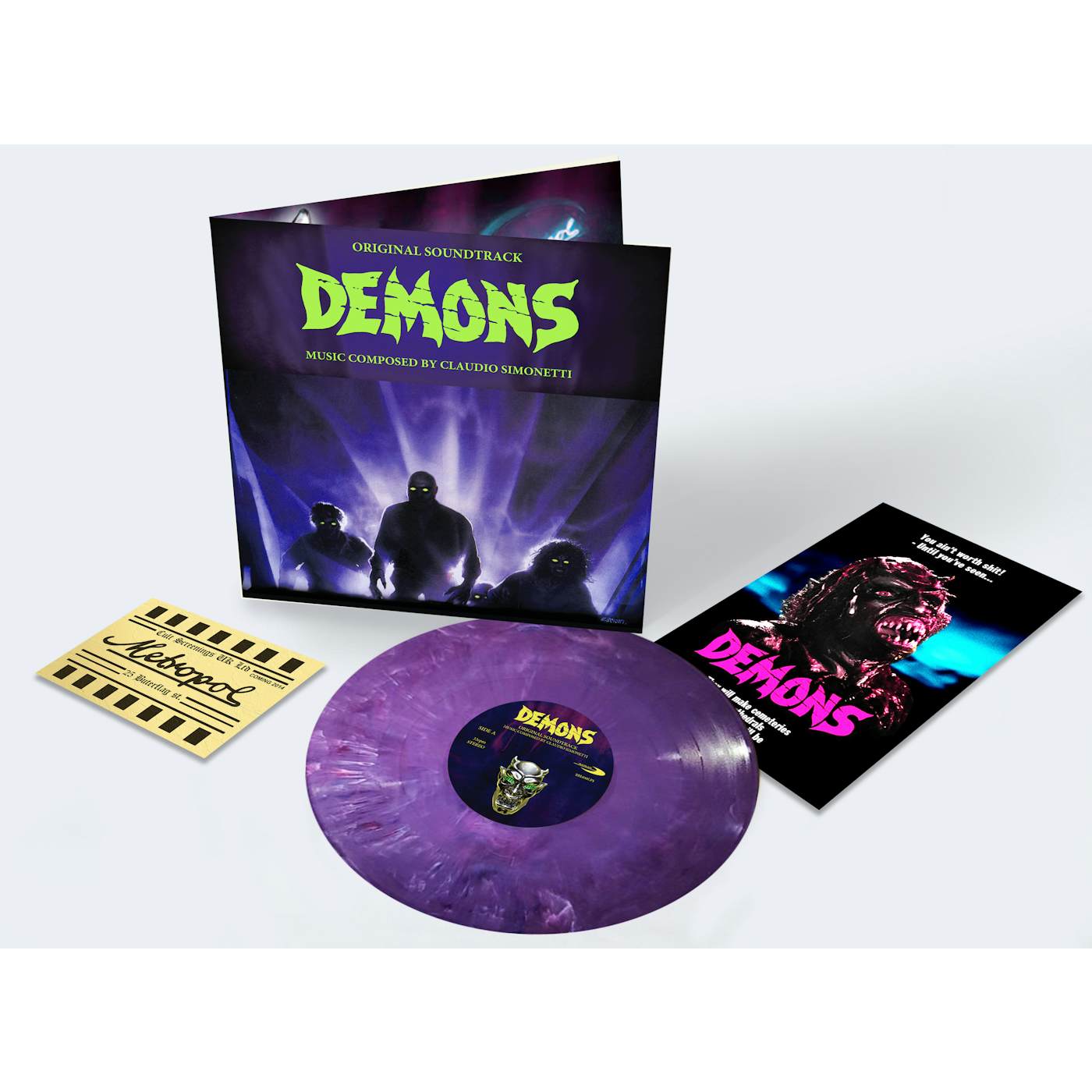 Claudio Simonetti DEMONS ORIGINAL SOUNDTRACK Vinyl Record