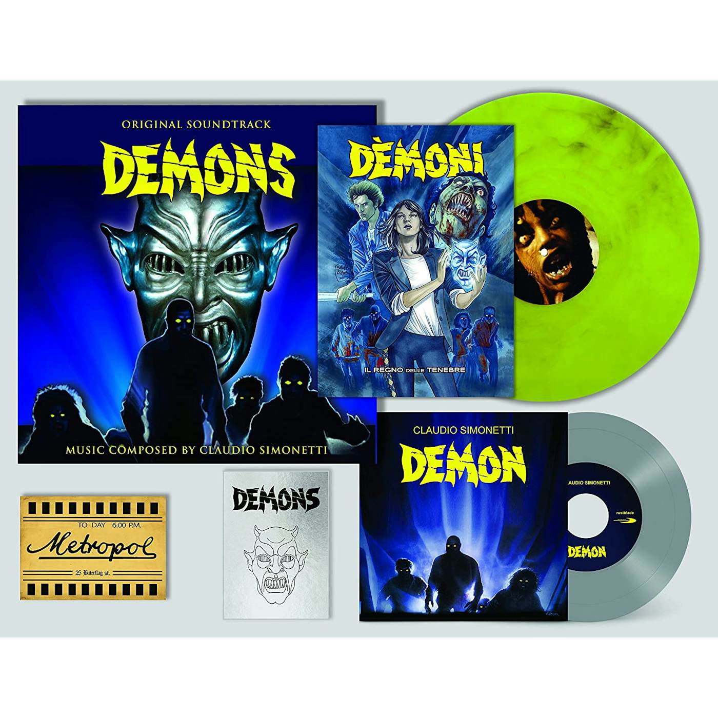 Claudio Simonetti Demons Ultra (Deluxe Box/35 Anniversary) Vinyl Record