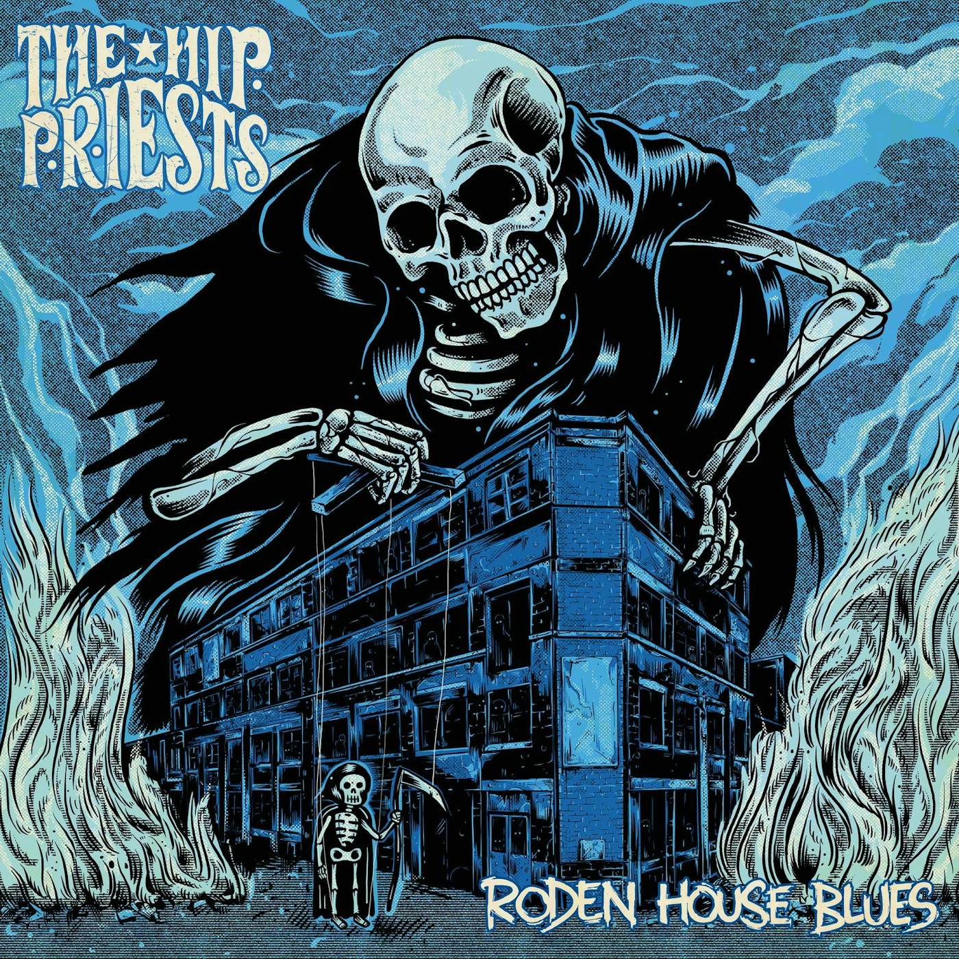 The Hip Priests Roden House Blues (Turquoise Splatter Vi Vinyl Record