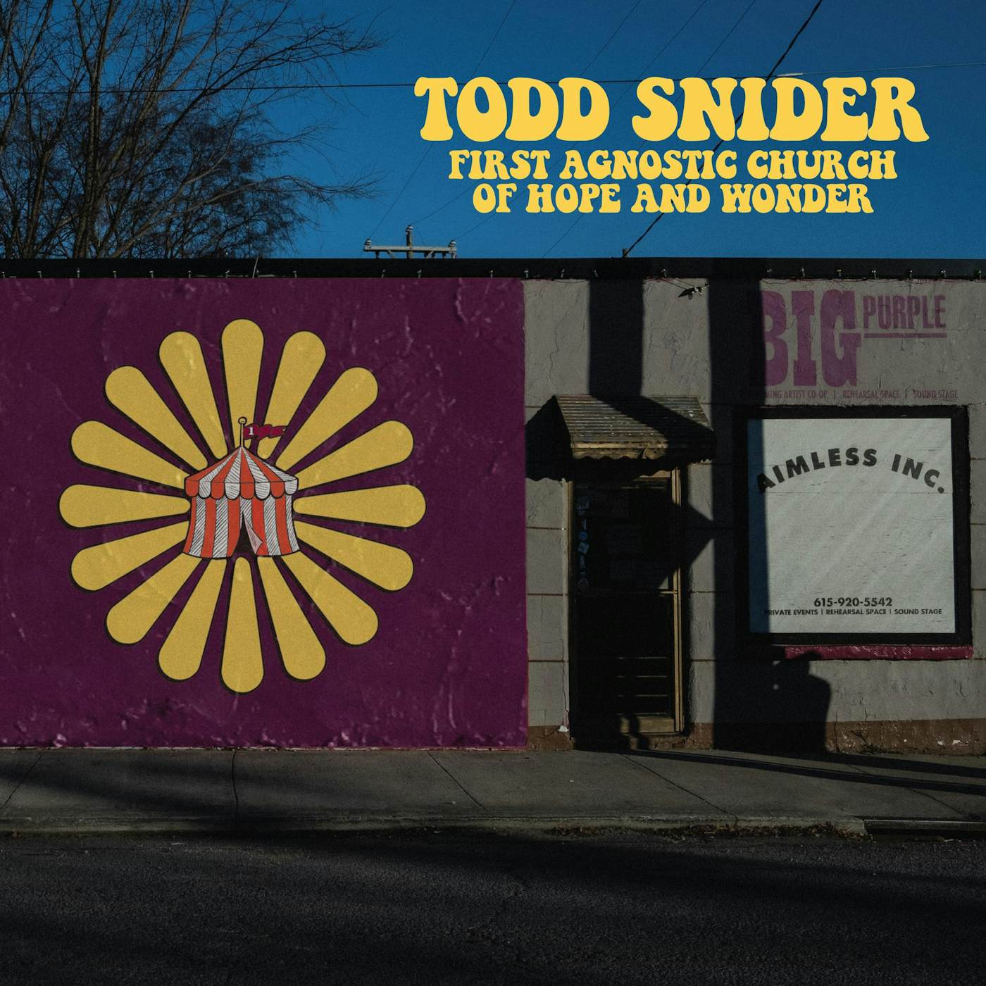 Todd Snider FIRST AGNOSTIC CHURCH OF HOPE AND WONDER CD