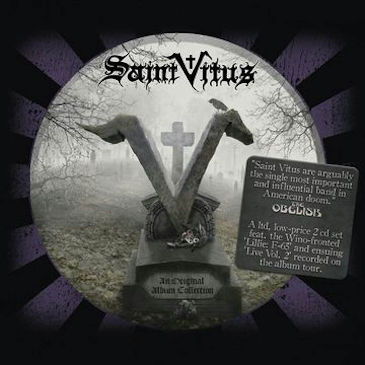Saint Vitus AN ORIGINAL ALBUM COLLECTION: LILLIE: F-65 + LIVE CD