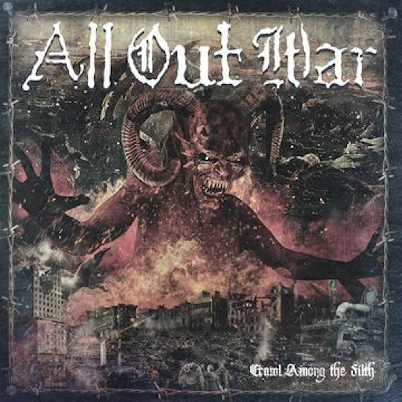 All Out War CRAWL AMONG THE FILTH CD