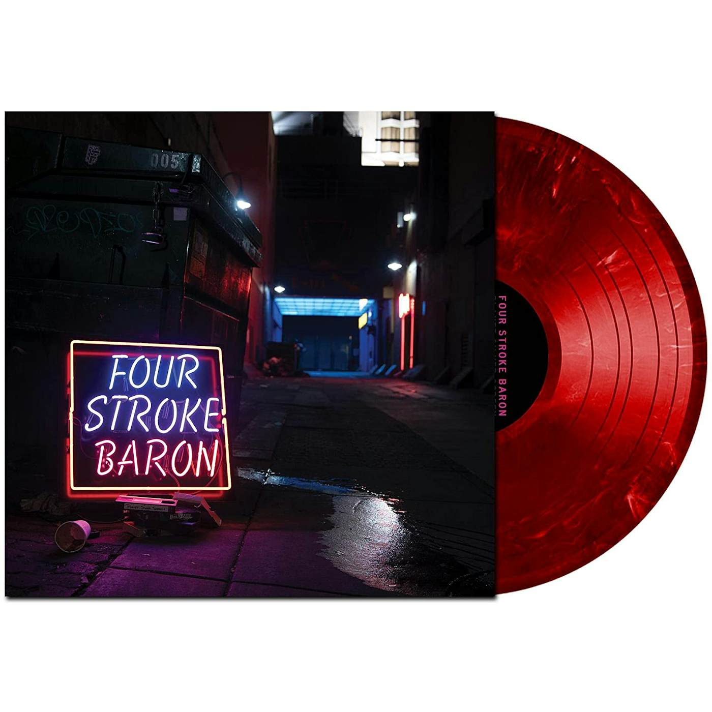 Four Stroke Baron PLANET SILVER SCREEN (CLEAR VINYL) Vinyl Record