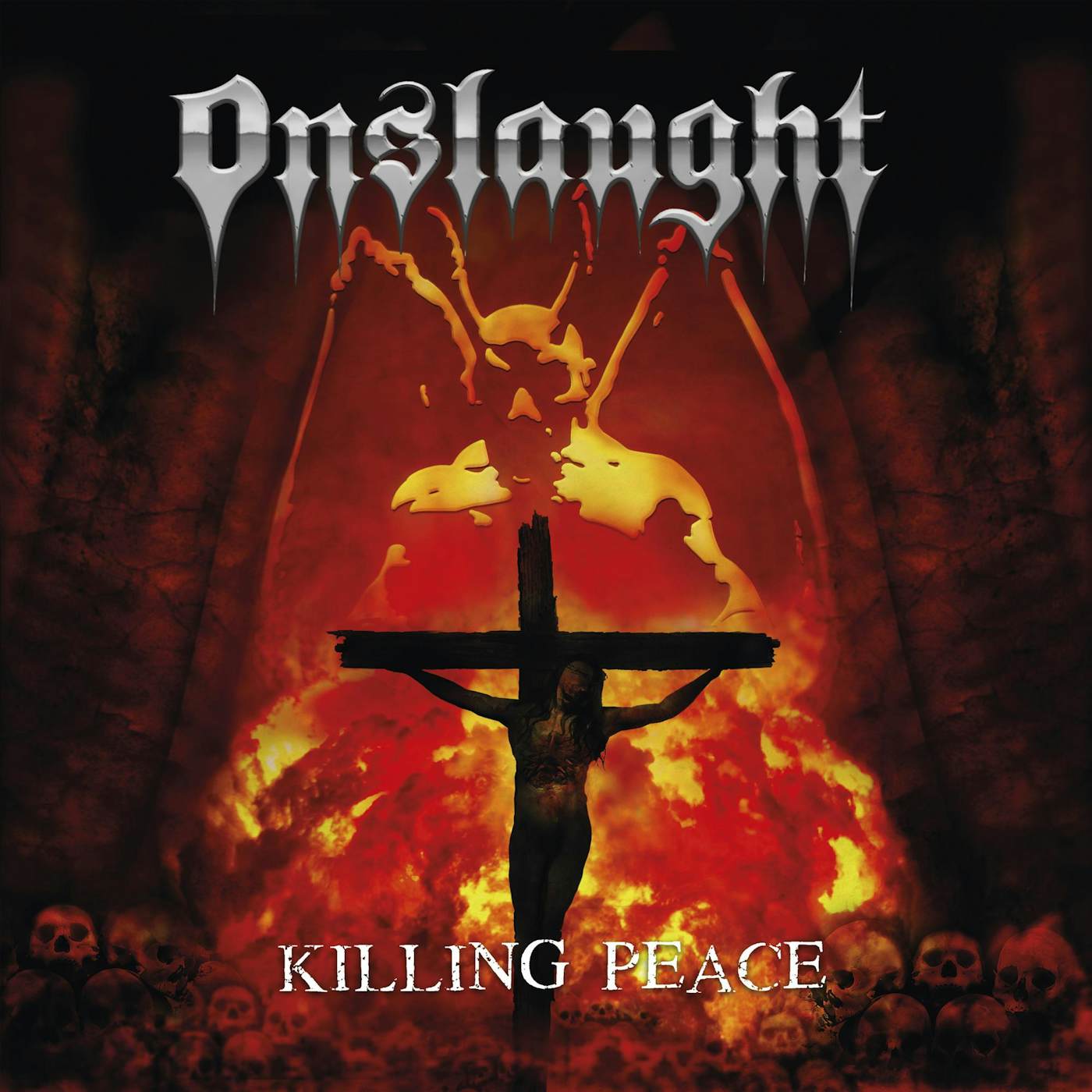 Onslaught KILLING PEACE (CLEAR VINYL/2LP/140G) Vinyl Record