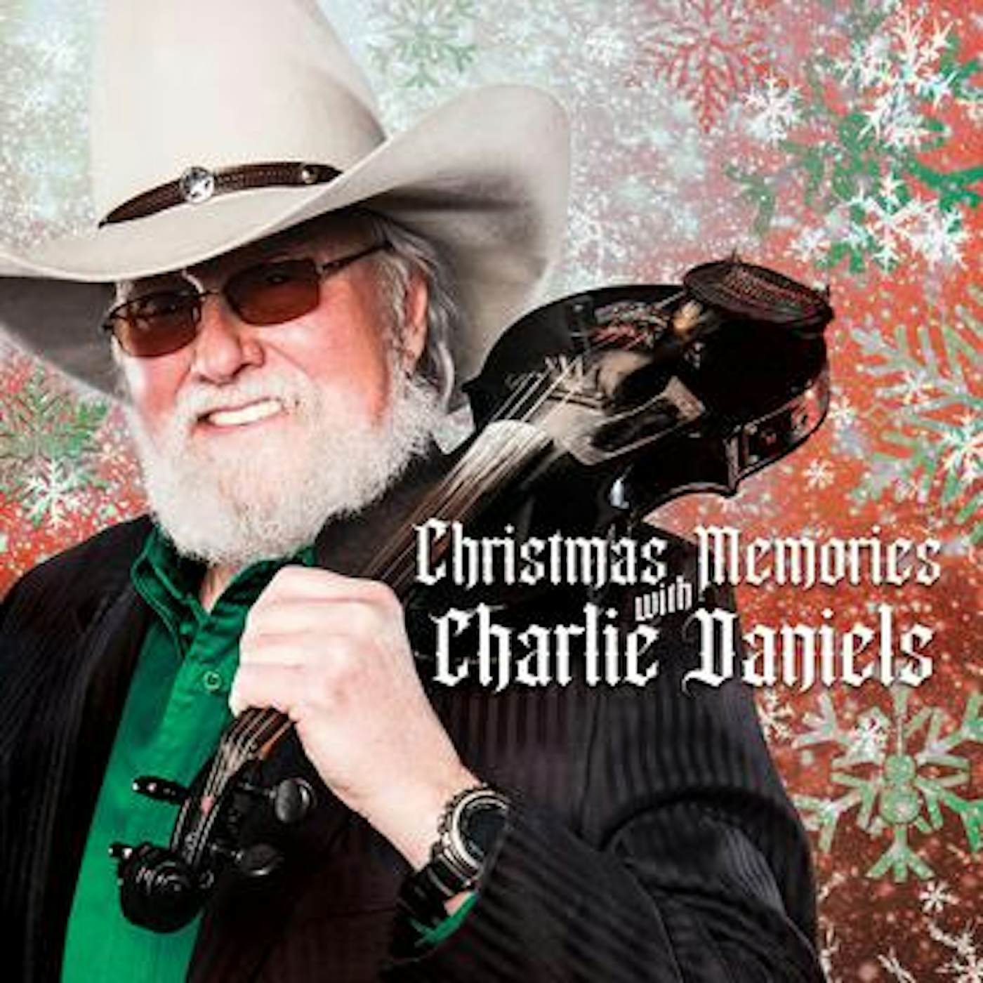 CHRISTMAS MEMORIES WITH CHARLIE DANIELS (GREEN VINYL) Vinyl Record