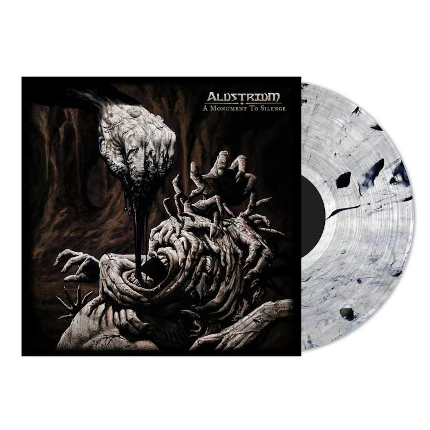 Alustrium MONUMENT TO SILENCE (SILVER/BLACK VINYL) Vinyl Record