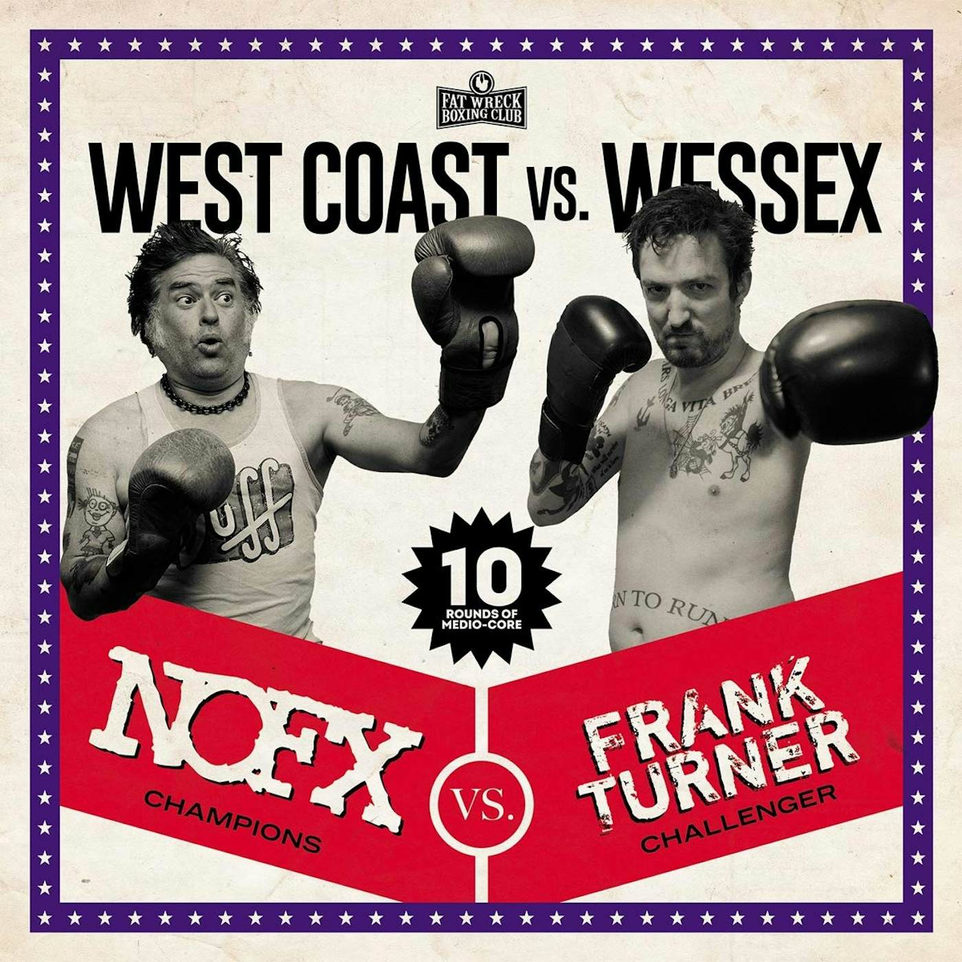 NOFX West Coast vs. Wessex Vinyl Record