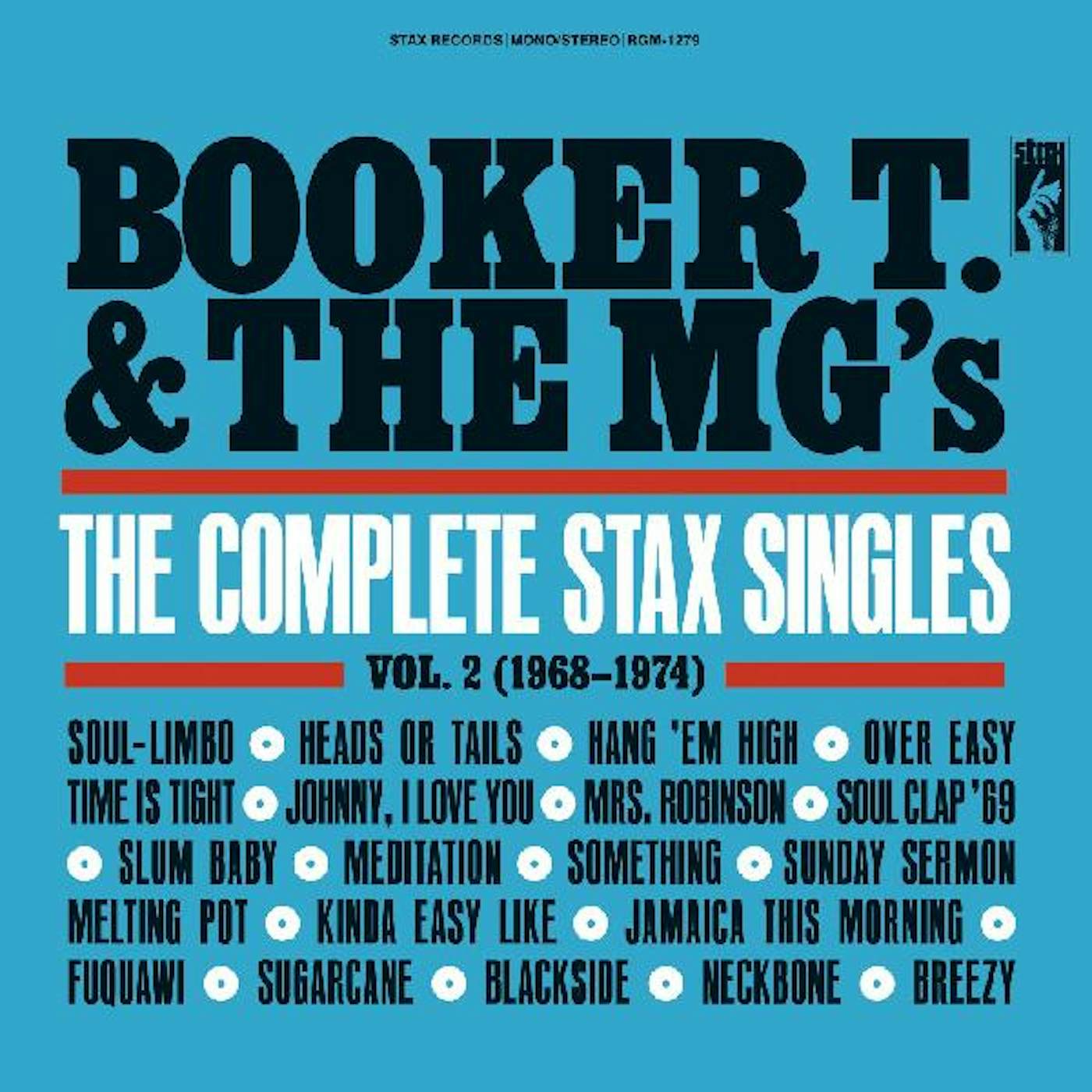 Booker T. & the M.G.'s COMPLETE STAX SINGLES VOL. 2 (1968-1974) (2LP/RED VINYL) Vinyl Record