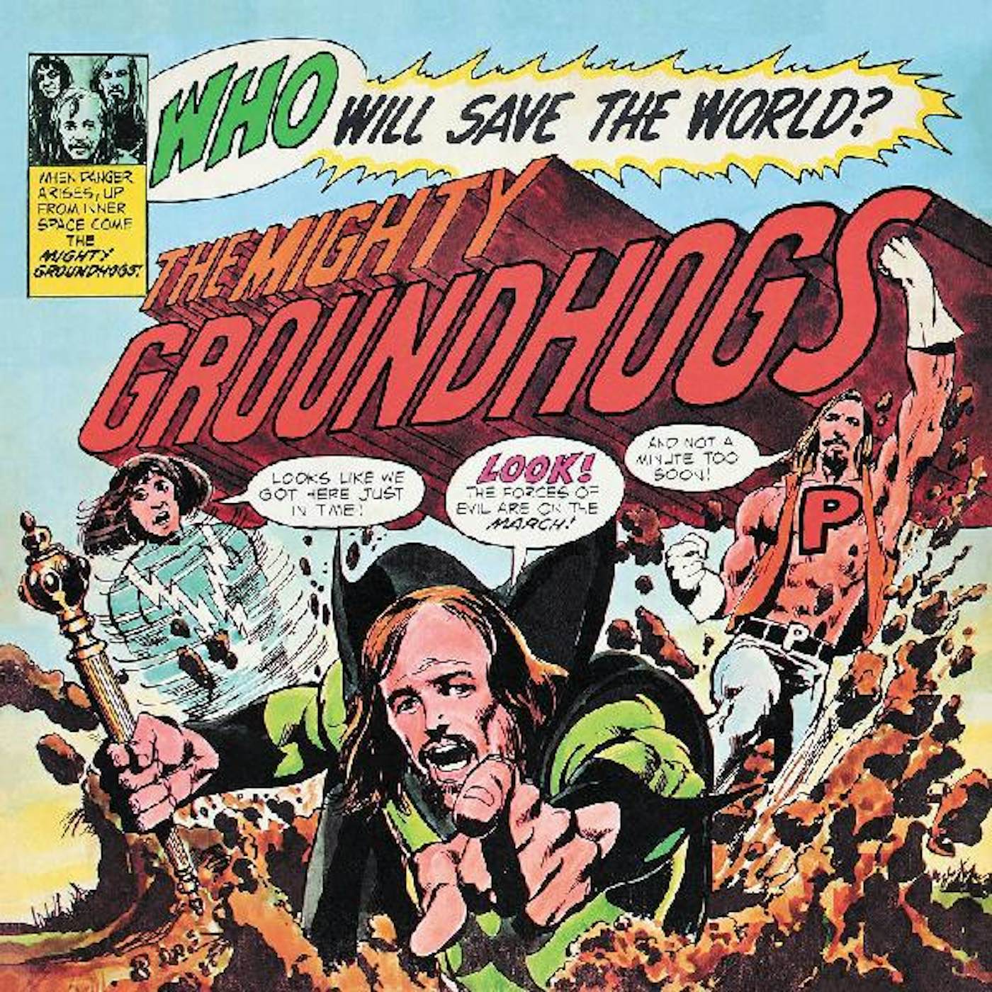 The Groundhogs WHO WILL SAVE THE WORLD Vinyl Record