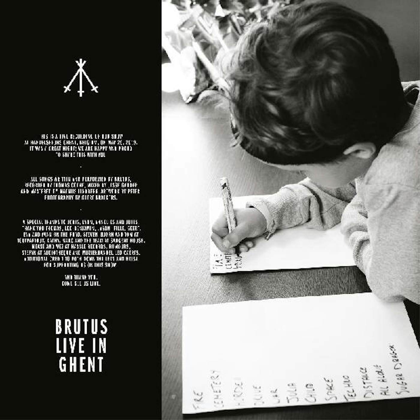 Brutus LIVE IN GHENT (DL CARD) Vinyl Record