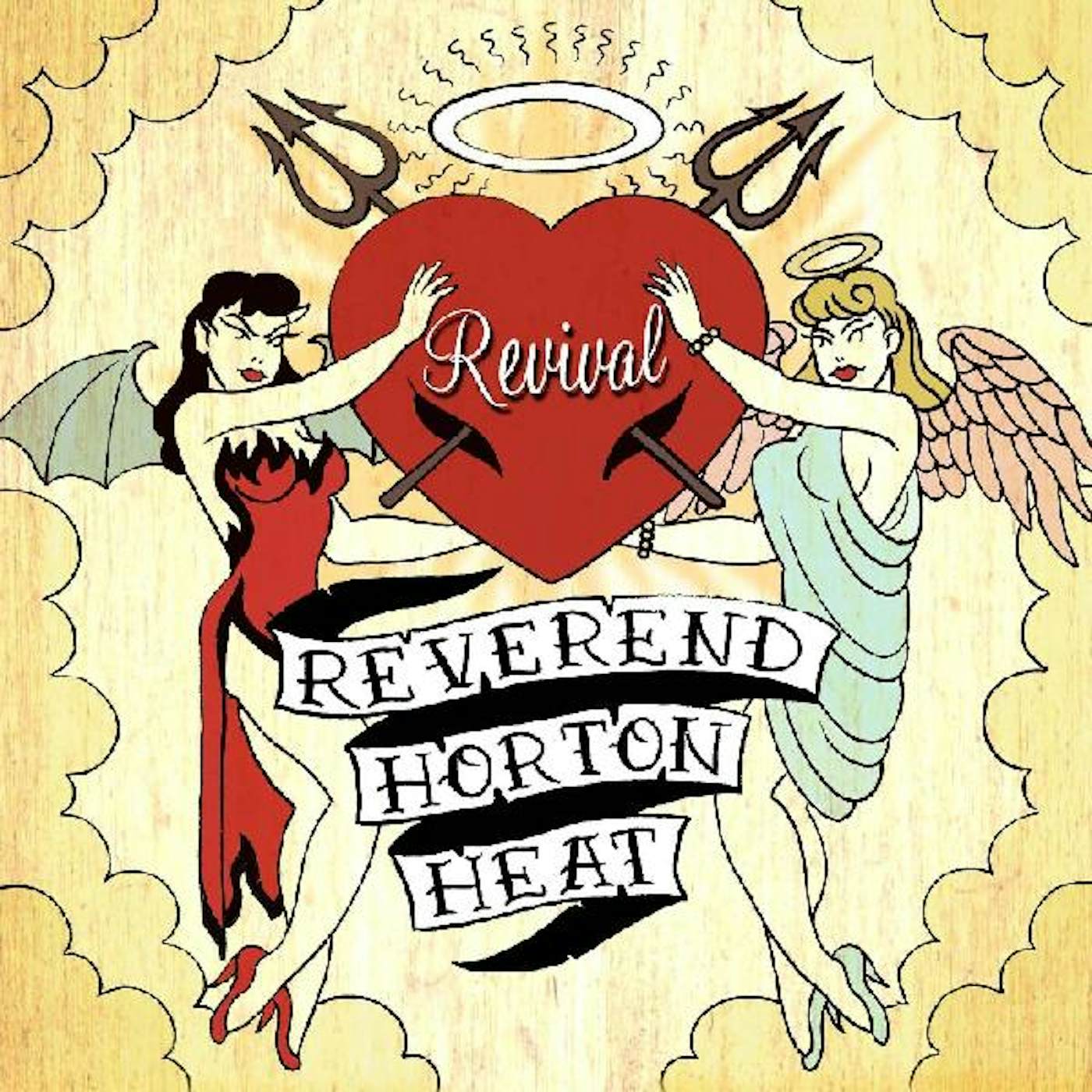 The Reverend Horton Heat REVIVAL (GREEN VINYL) Vinyl Record
