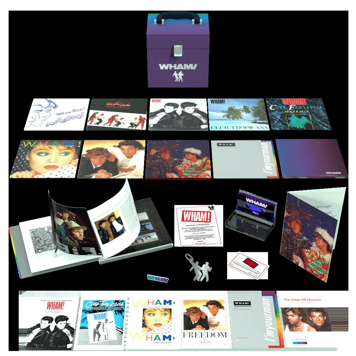 Wham! The Singles: Echoes from the Edge of Heaven (Numbered / Limited  Edition / 45rpm / 7 ) 12 Disc Box Set (Vinyl)