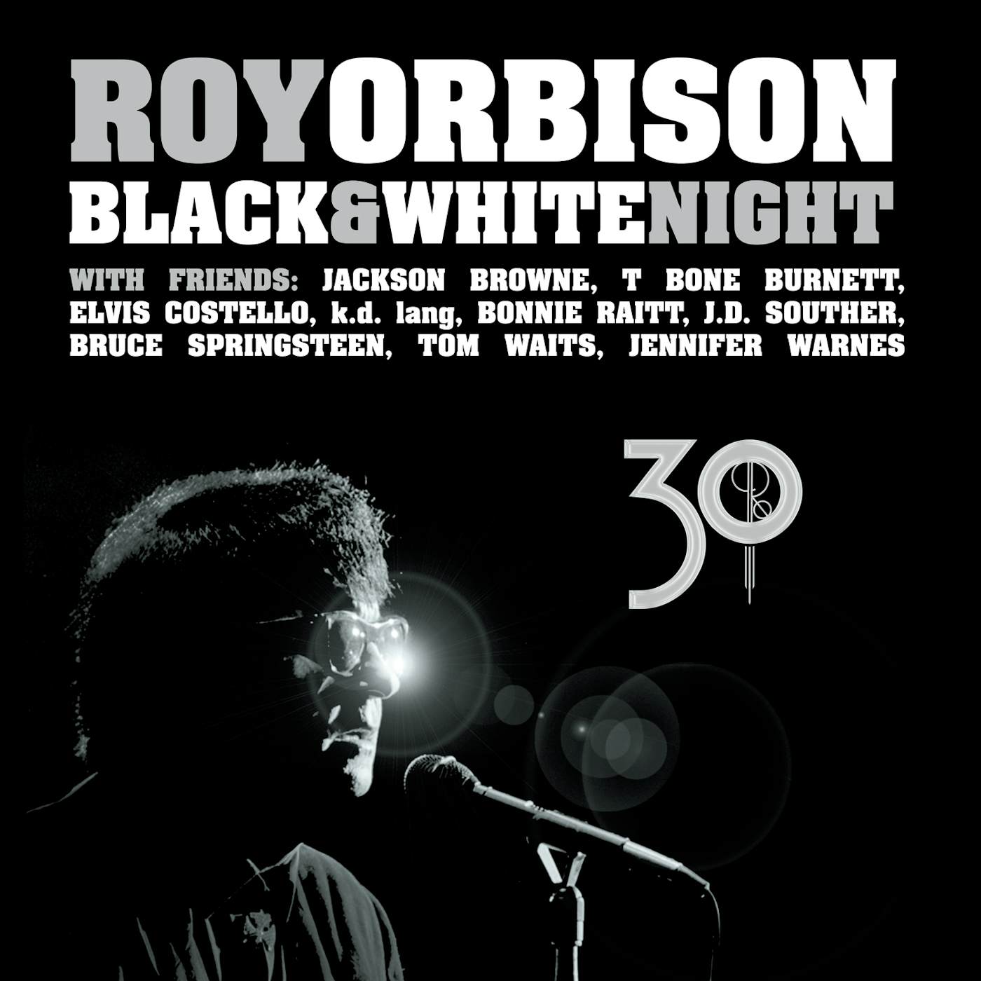 Roy Orbison BLACK & WHITE NIGHT 30 (2 LP) (150G/DL INSERT) Vinyl Record