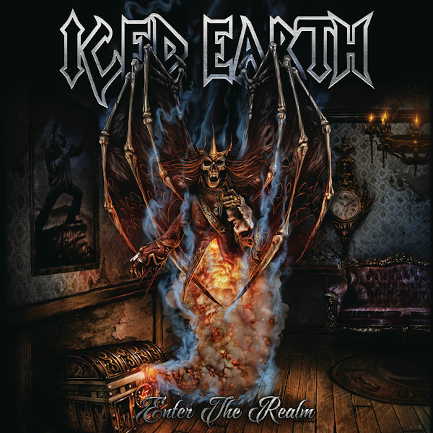 Iced Earth ENTER THE REALM - EP (180G/ SIDE B ETCHED VINYL) Vinyl Record