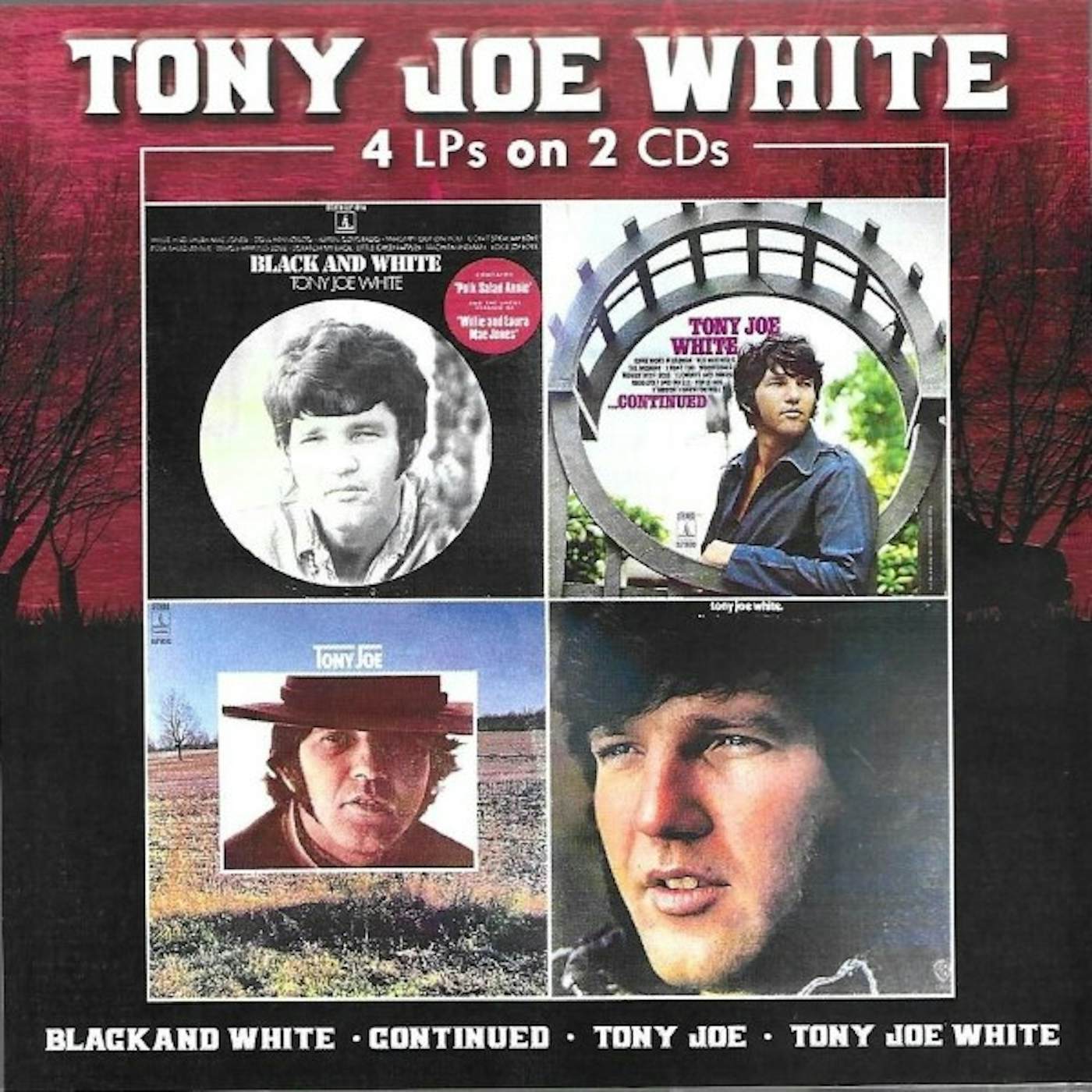 BLACK & WHITE / CONTINUED / TONY JOE / TONY JOE WHITE (2CD) CD