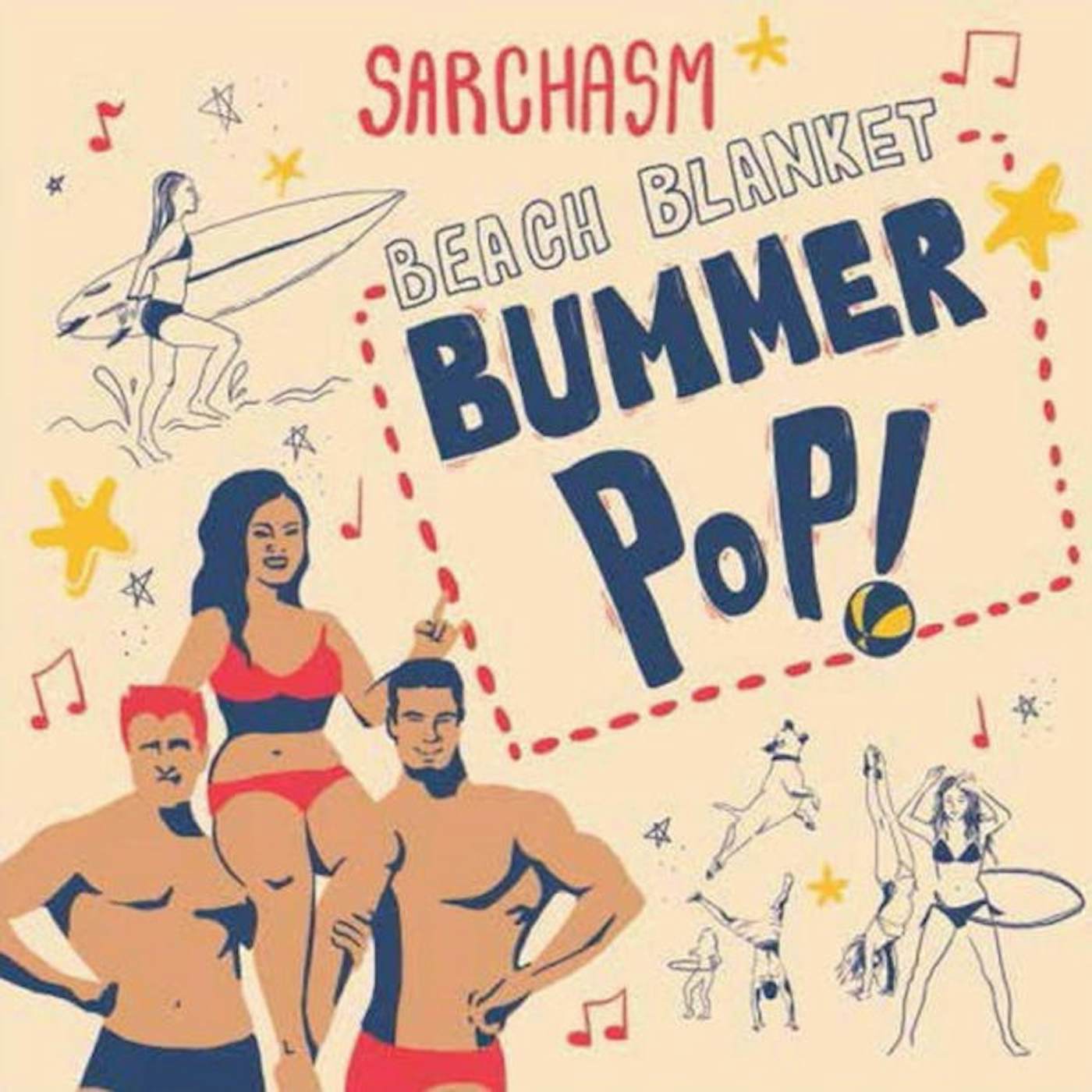 Sarchasm Beach blanket bummer pop Vinyl Record