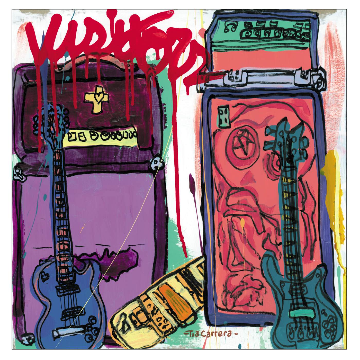 Tia Carrera VISITORS / EARLY PURPLE (SOLID PURPLE 180G VINYL) Vinyl Record