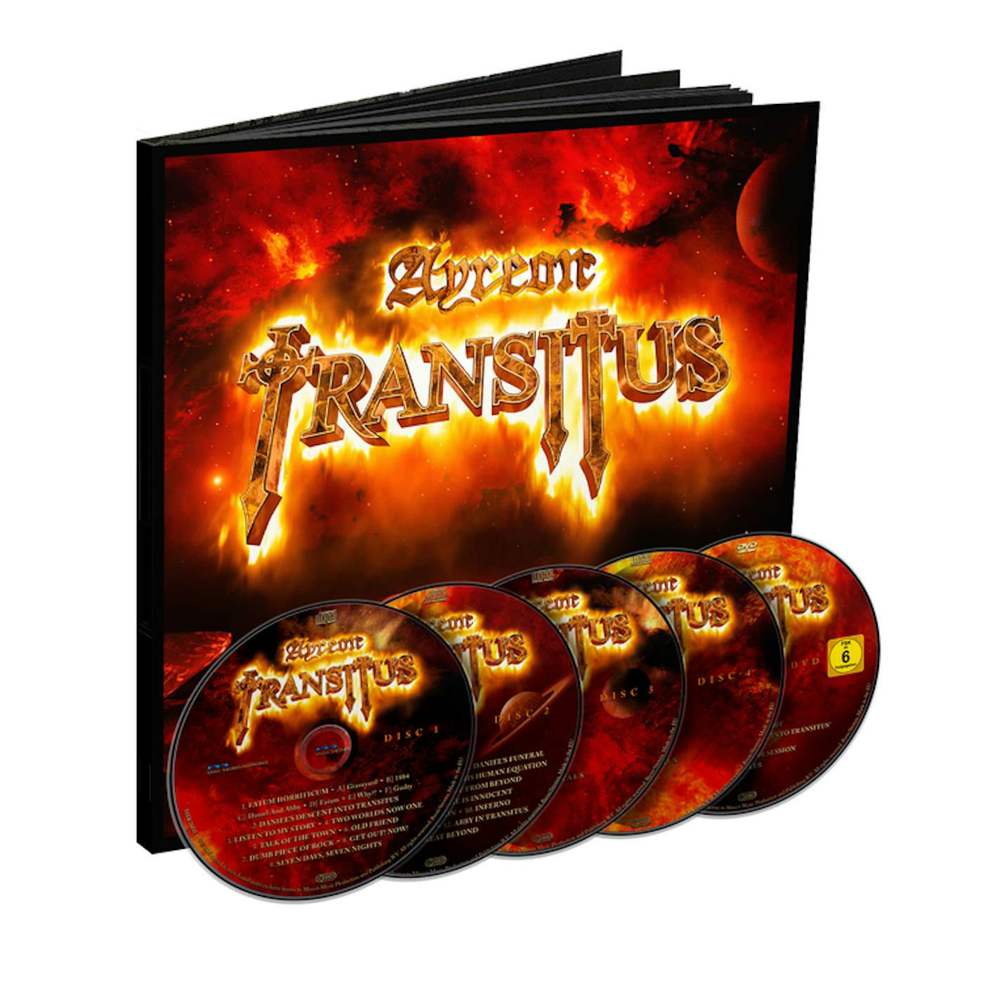 Ayreon TRANSITUS (DELUXE 5-DISC PHOTOBOOK) CD