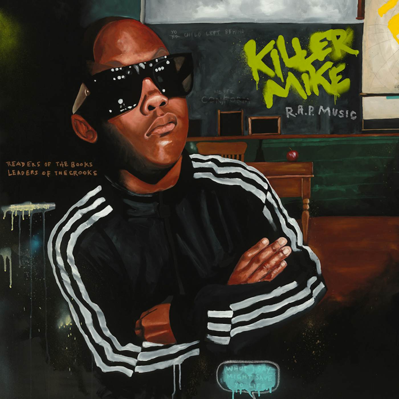 Killer Mike Rap Music  Green Vinyl Record