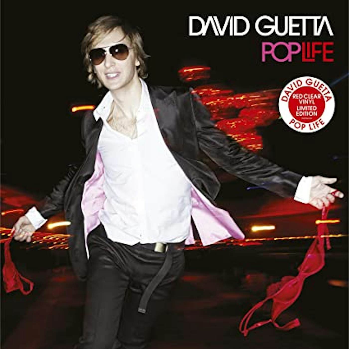 David Guetta POP LIFE (LIMITED EDITION/2LP/RED VINYL) Vinyl Record
