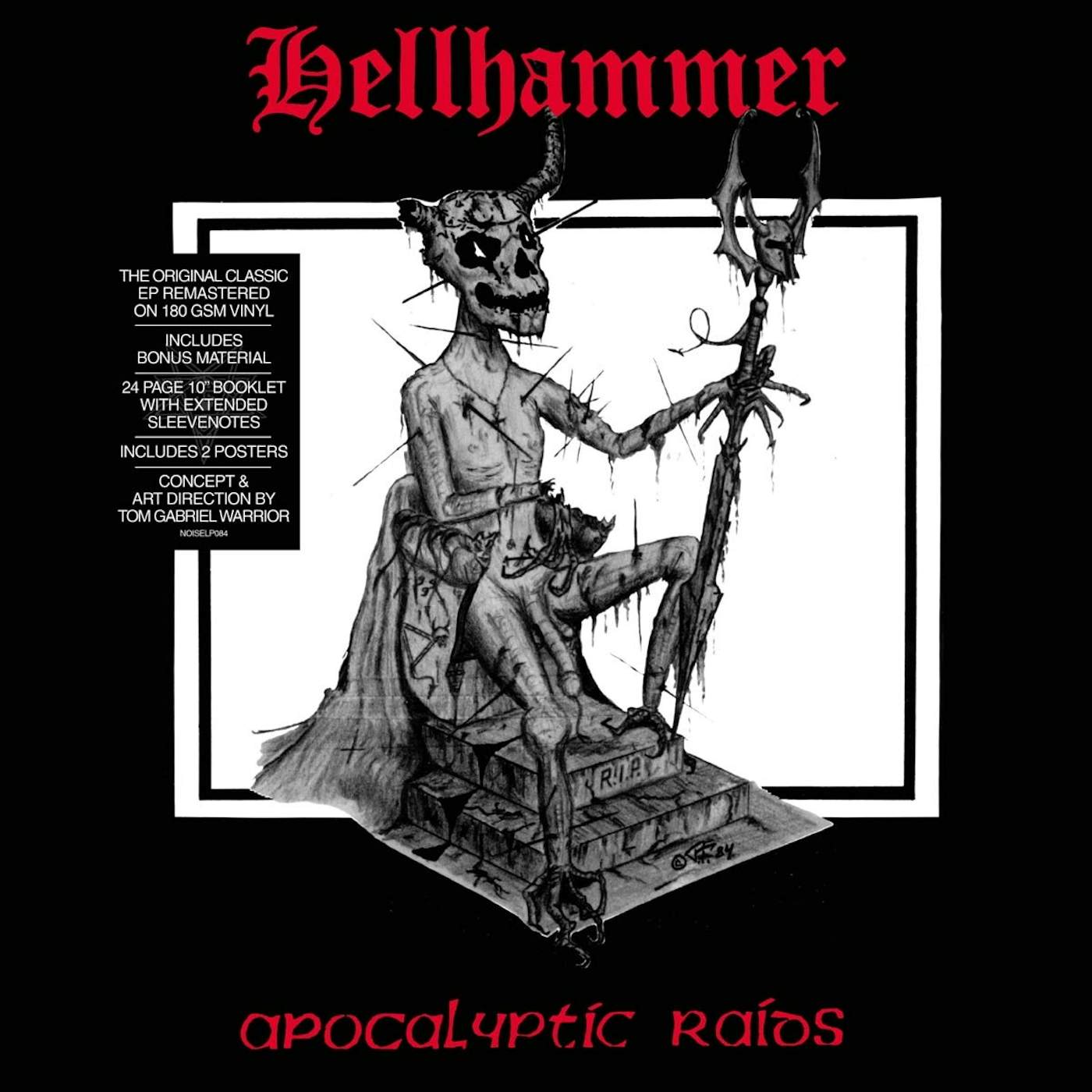Hellhammer Apocalyptic Raids Vinyl Record