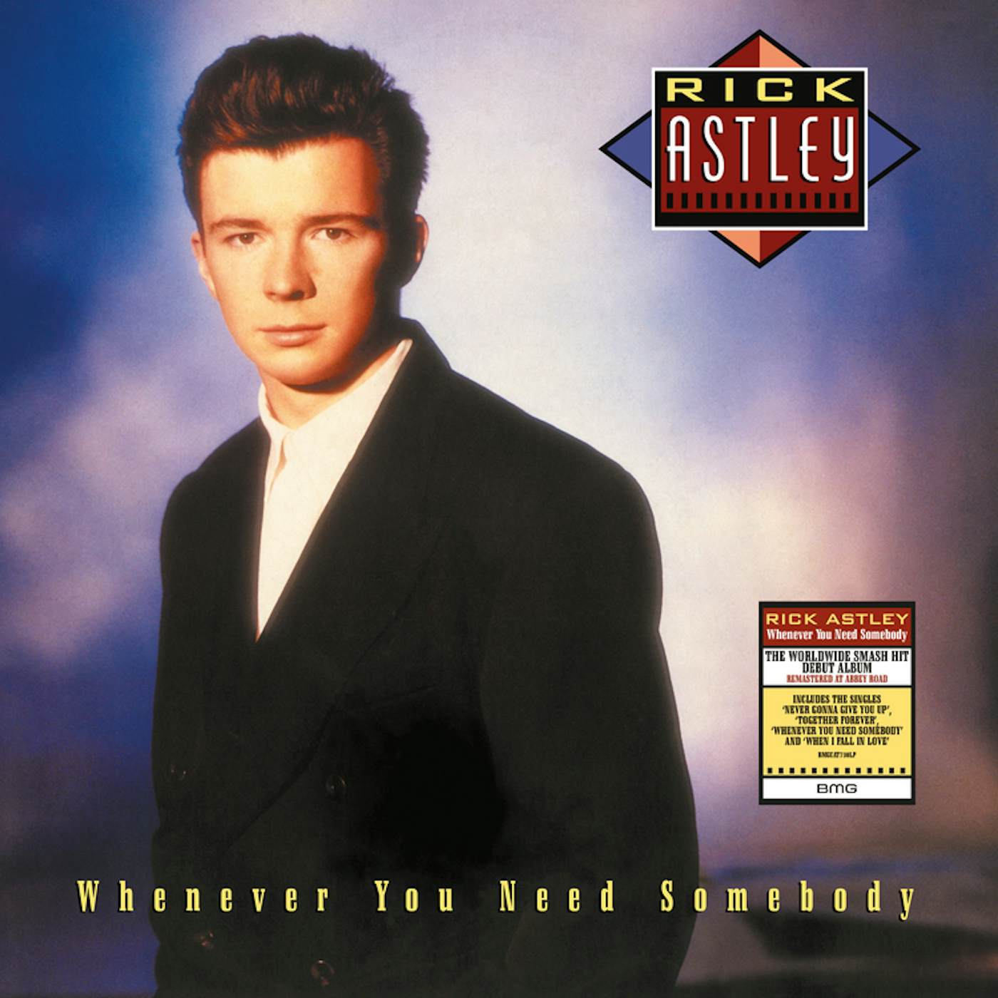 Rick Astley Whenever You Need Somebody Vinyl Record