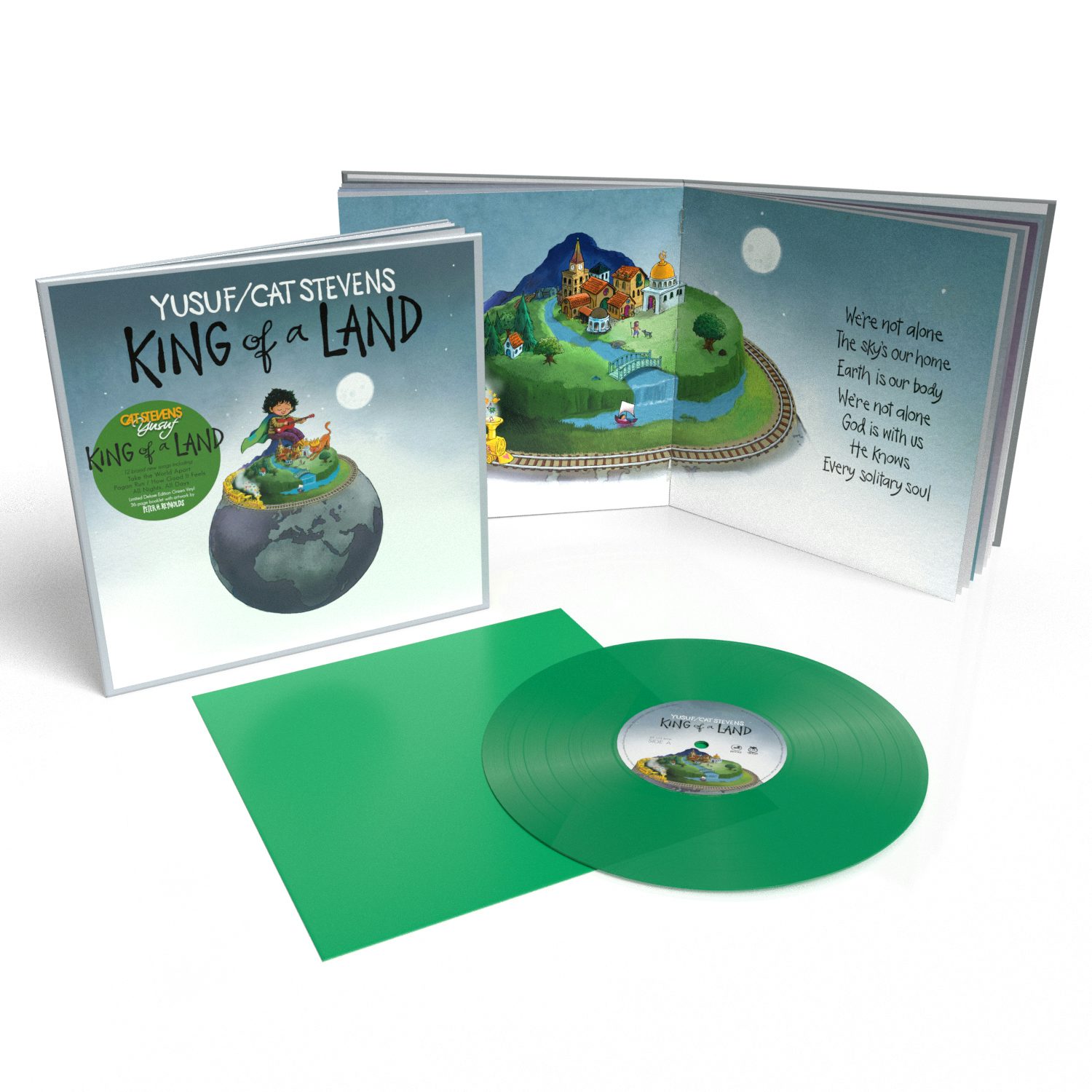 Yusuf / Cat Stevens King Of A Land (Limited Edition Green Vinyl) Vinyl ...