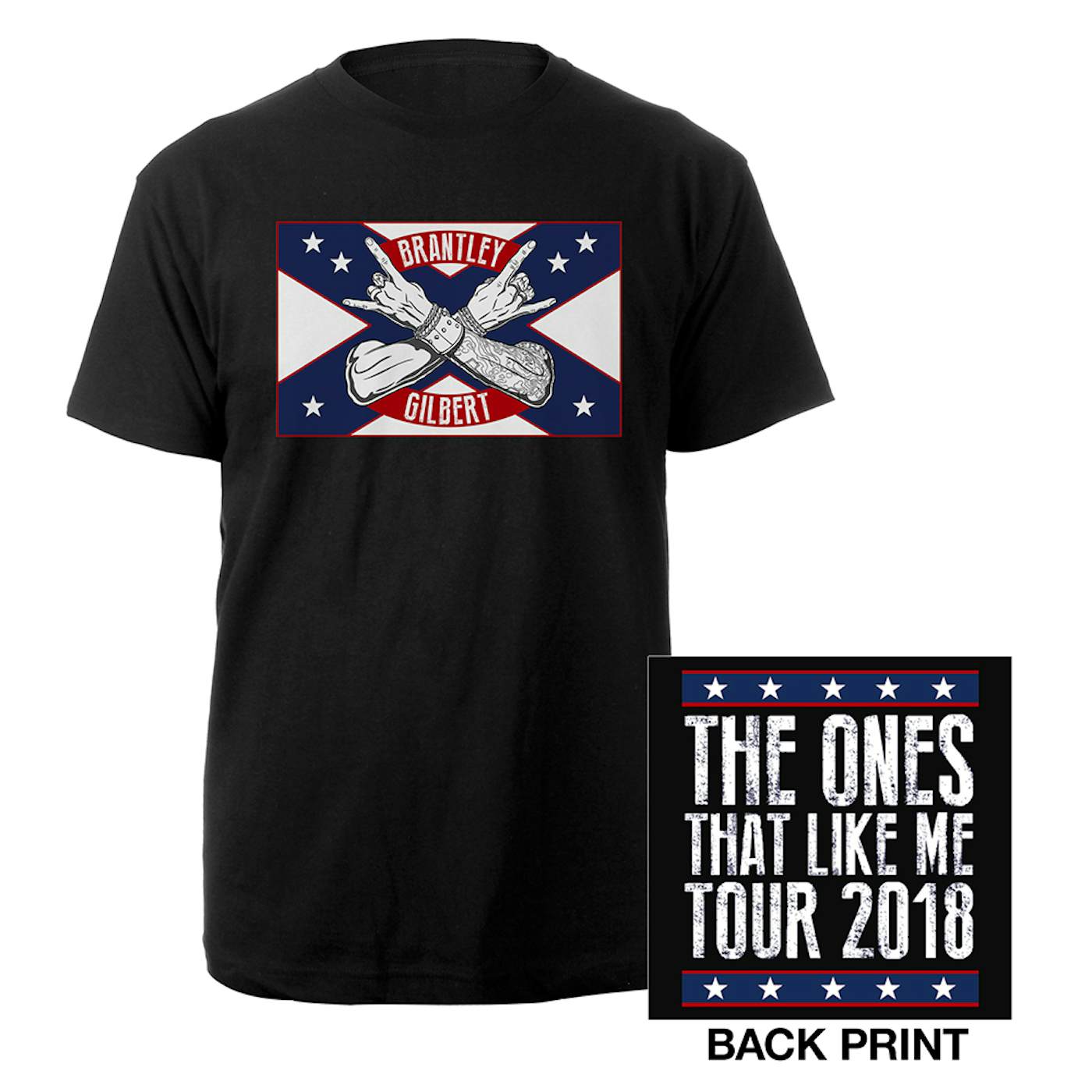 Brantley Gilbert The Ones That Like Me Nation at Arms Tee